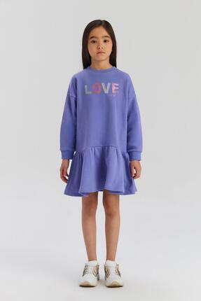 Tyess Basic BG Store Kız Çocuk Mor Elbise