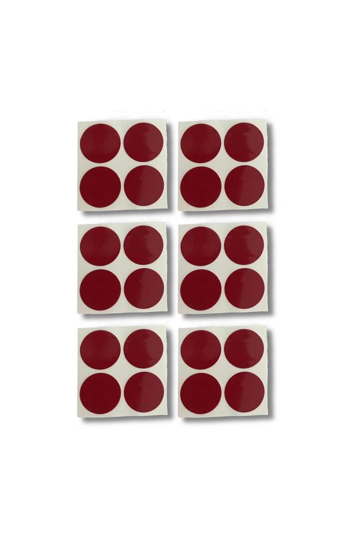 Red Goat-Set of 24 double-sided adhesive pads for mounting and replacement Red Goat, foam, round, 50 mm 1