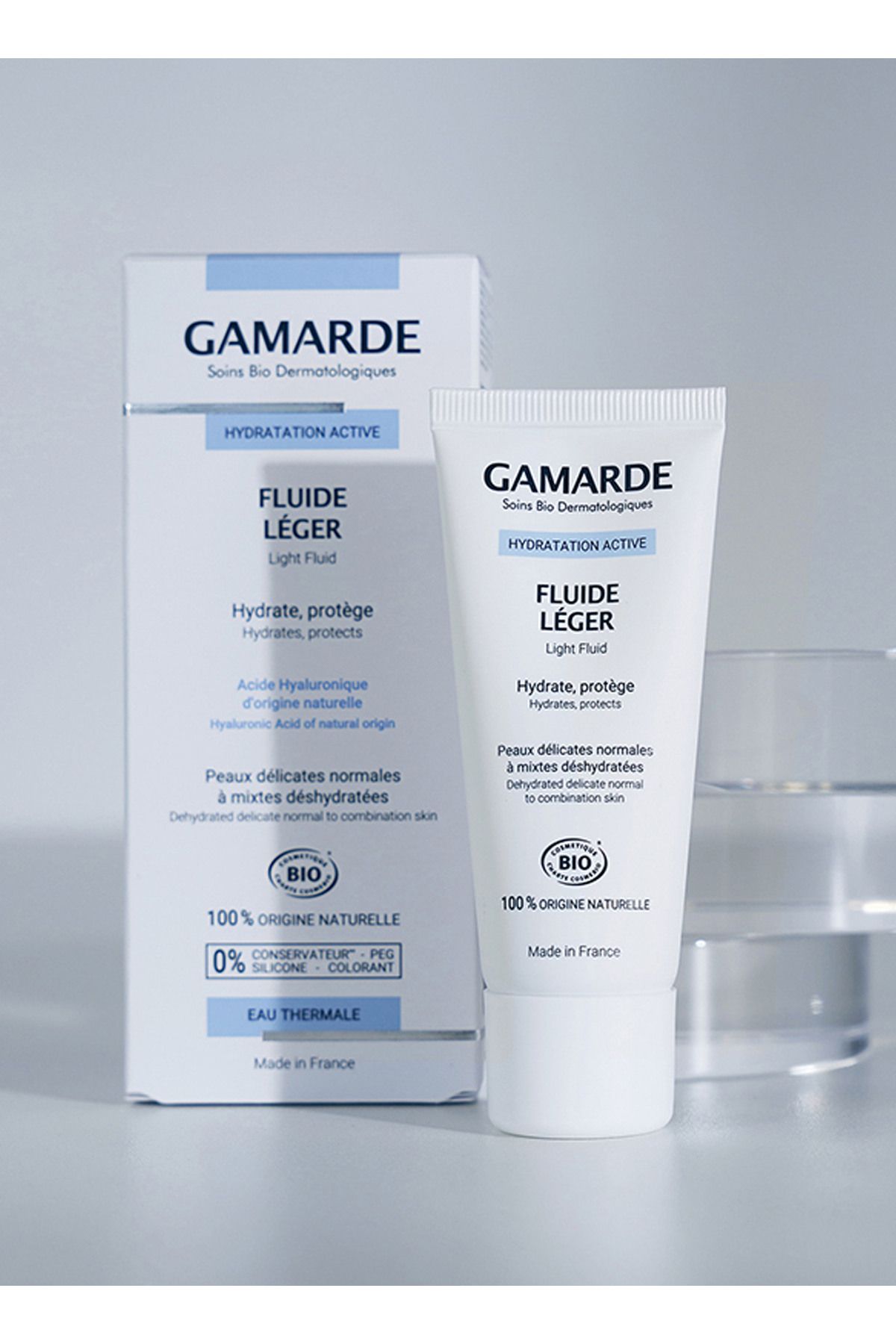 Gamarde-Light Hydrating Face Fluid with Hyaluronic Acid & Argan Oil Non-Greasy Vegan Moisturizer 40ml 5