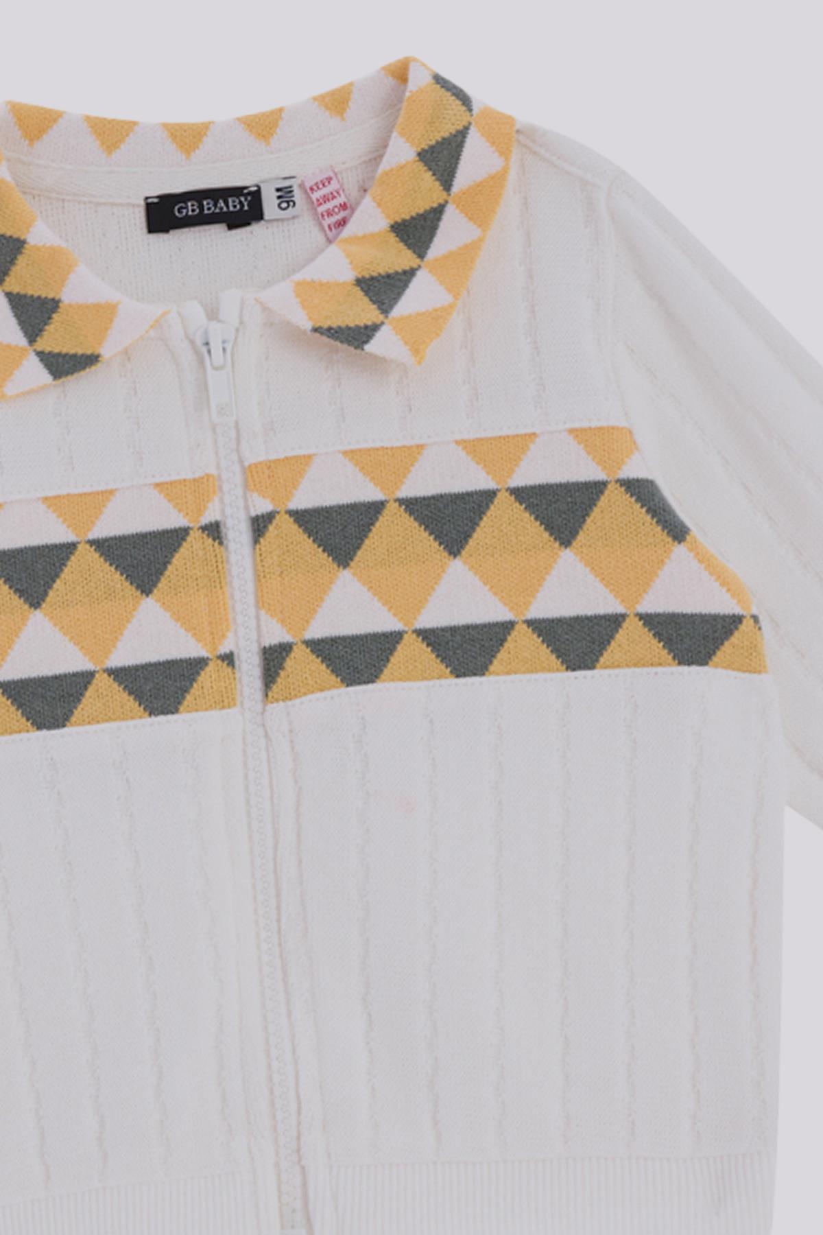 GB Baby BG Store Erkek Bebek Ekru Eşofman Üstü fotoğrafı 3 (önizleme)