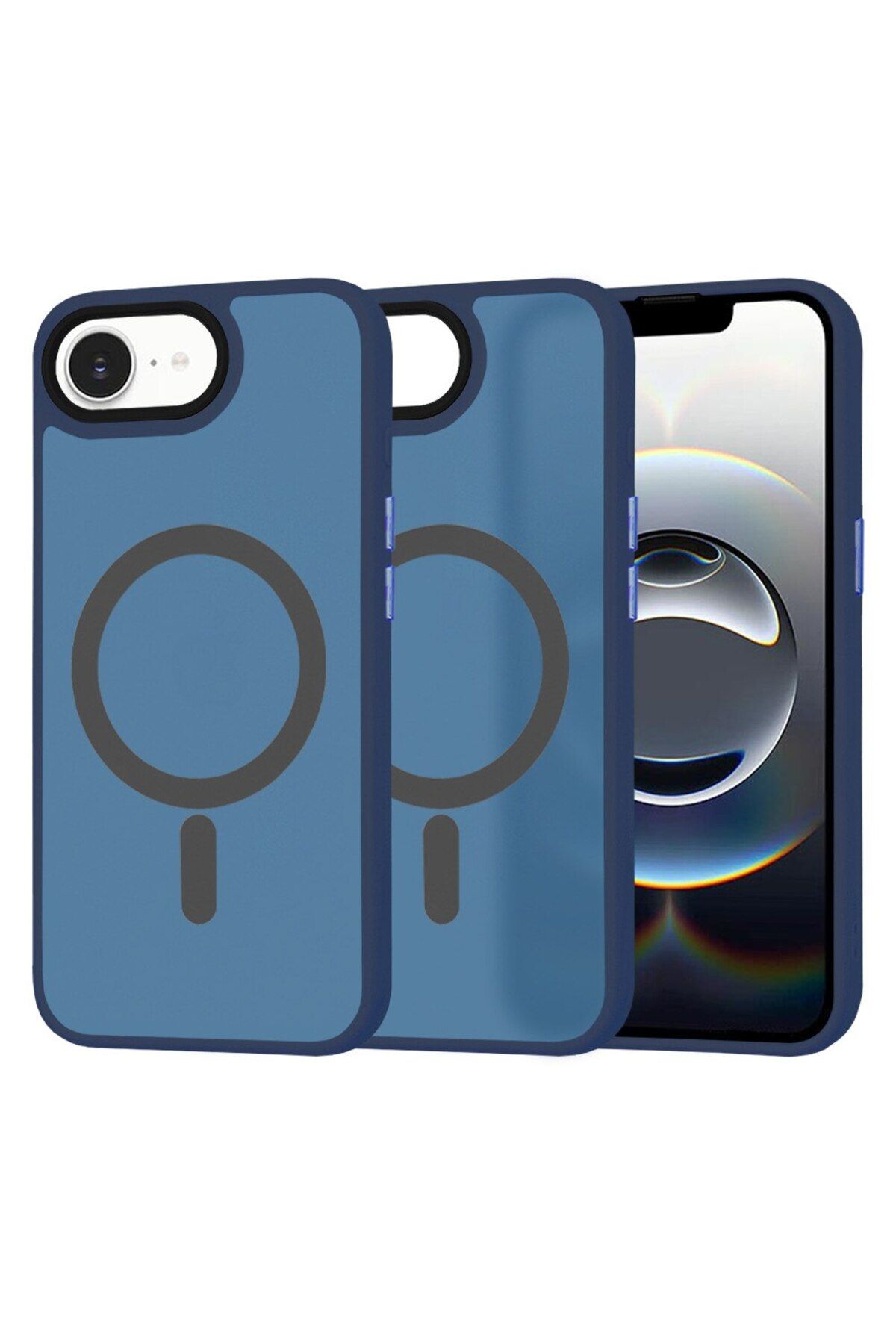 Royal-iPhone 16e Case, R32, Polycarbonate, Deep Blue 4