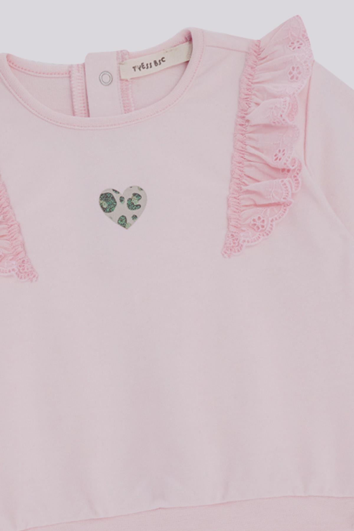 GB Baby BG Store Kız Bebek Pembe Eşofman Takım fotoğrafı 3 (önizleme)