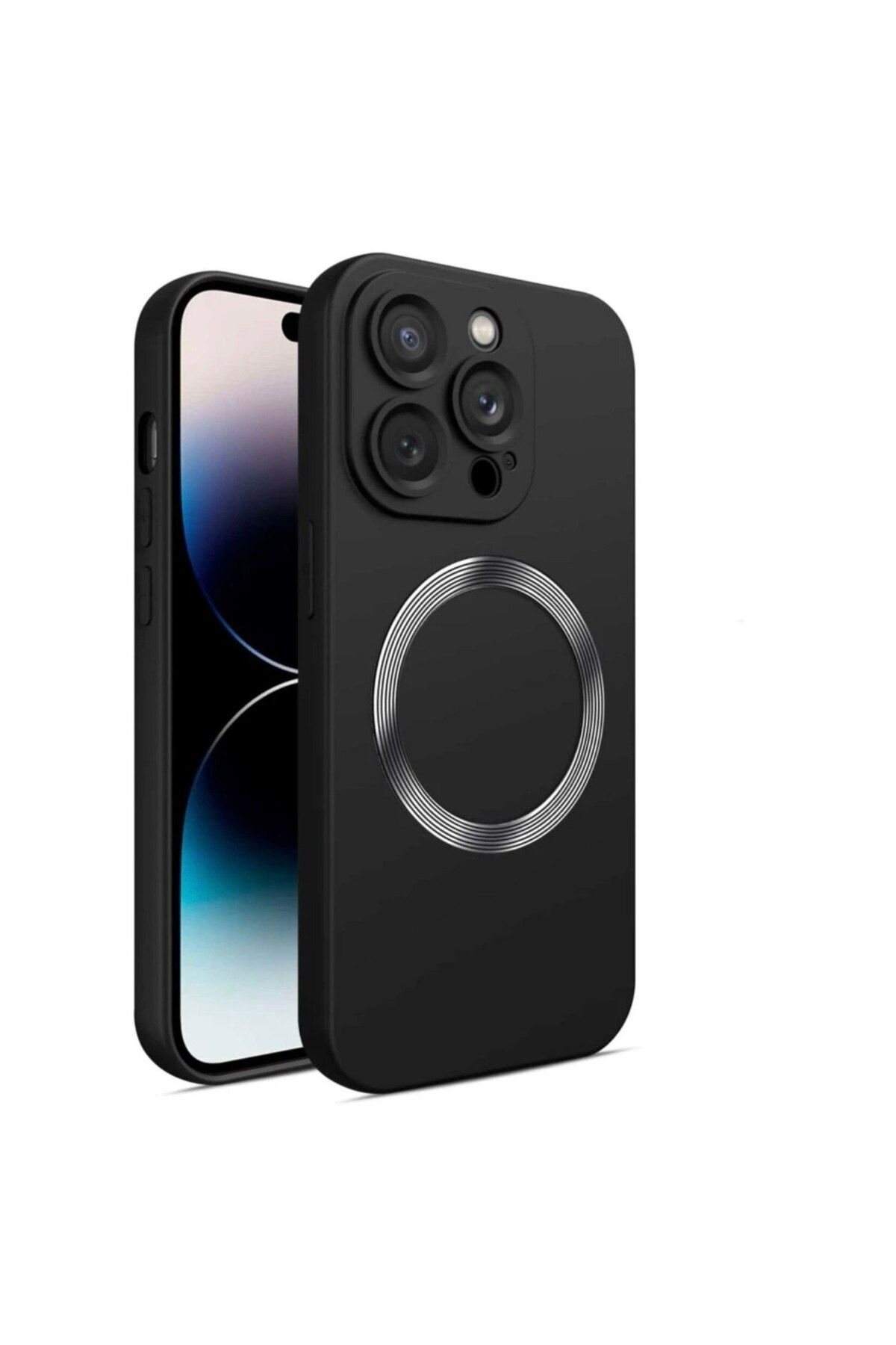 OSM-Black case with magnet compatible with 13 Pro/13 Pro Max/14/14 Plus/14 Pro/14 Pro Max 4