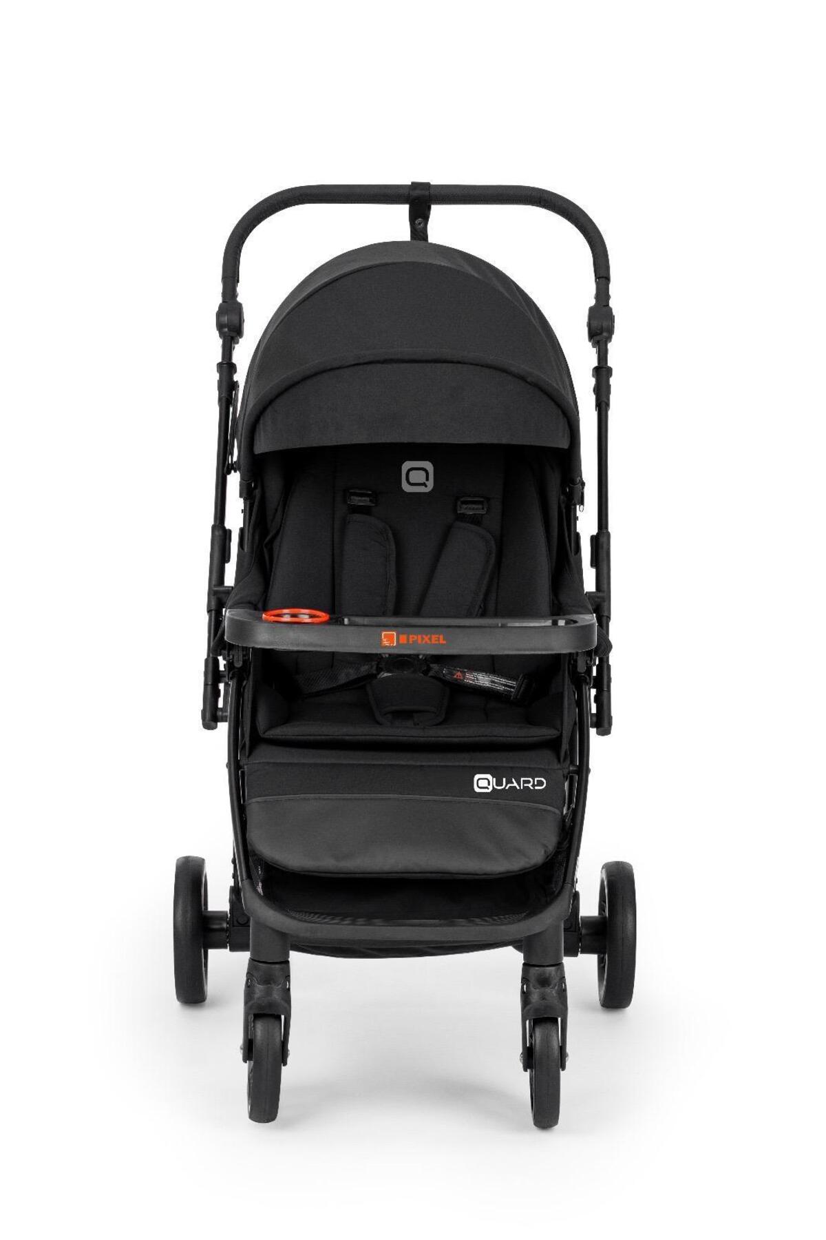 ÖYKÜ BEBEK DUNYASI Pixel Çift Yönlü Tam Yatak Olabilen Bebek Arabası ( Kışlık Ayak Örtüsü Ve Yağmurluk Hediyeli) fotoğrafı 4 (önizleme)