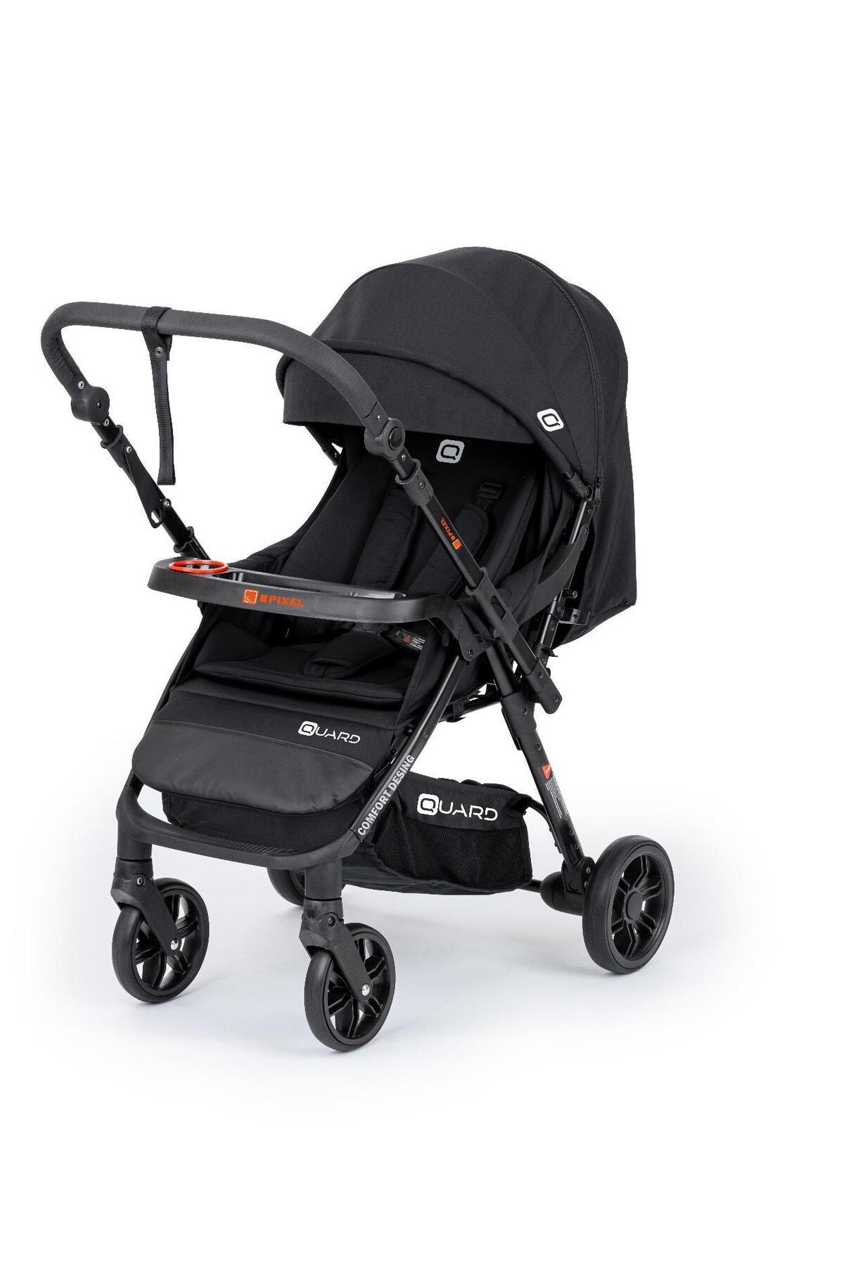 ÖYKÜ BEBEK DUNYASI Pixel Çift Yönlü Tam Yatak Olabilen Bebek Arabası ( Kışlık Ayak Örtüsü Ve Yağmurluk Hediyeli) fotoğrafı 5 (önizleme)