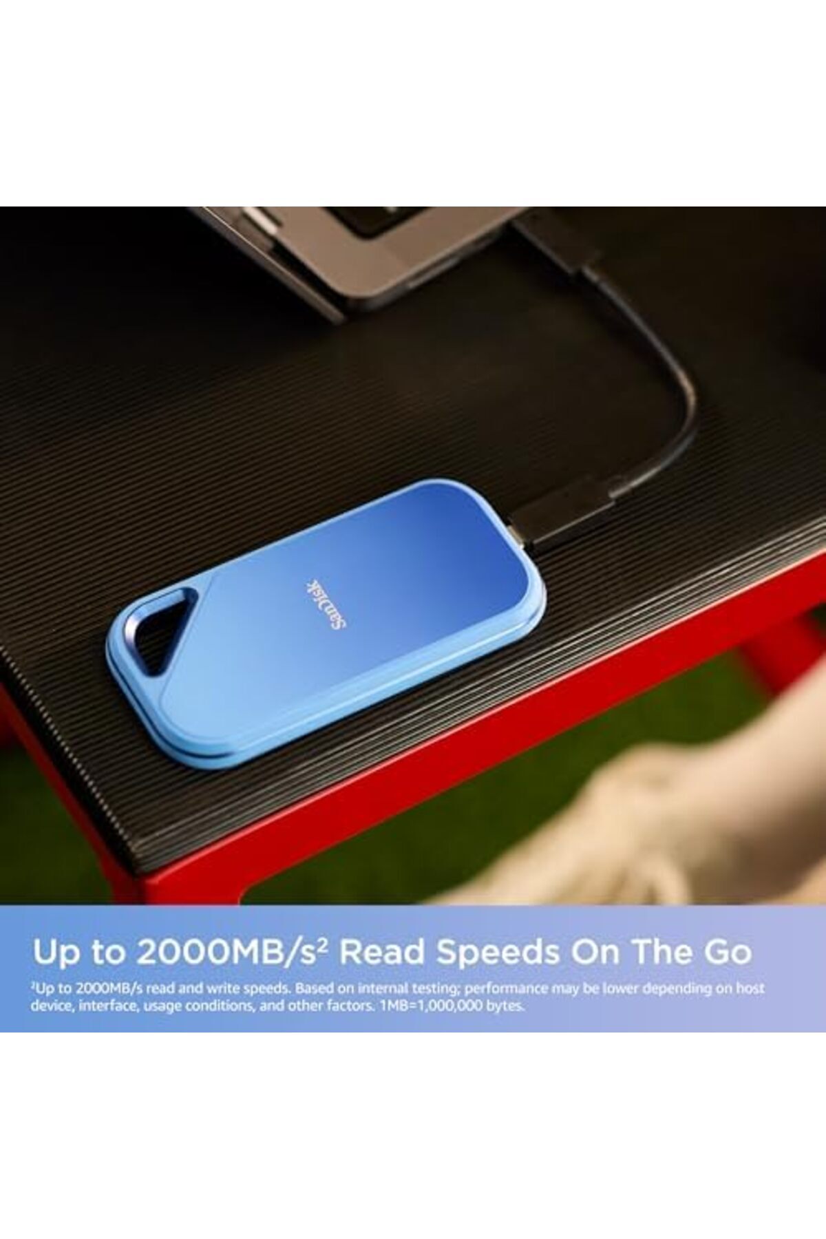 SanDisk-1TB Creator PRO Portable SSD, IP65 Rated, 3 Meter Drop Resistance, 2000MB/s Read & Write, 5 4