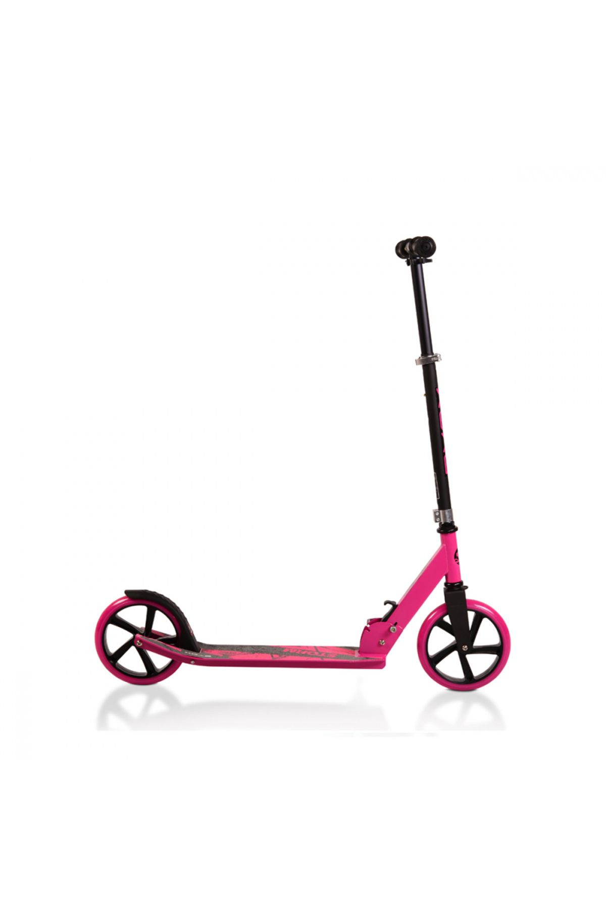 byox-Foldable scooter with aluminum frame, adjustable handlebar Storm Pink, recommended for ages 5 and up 3
