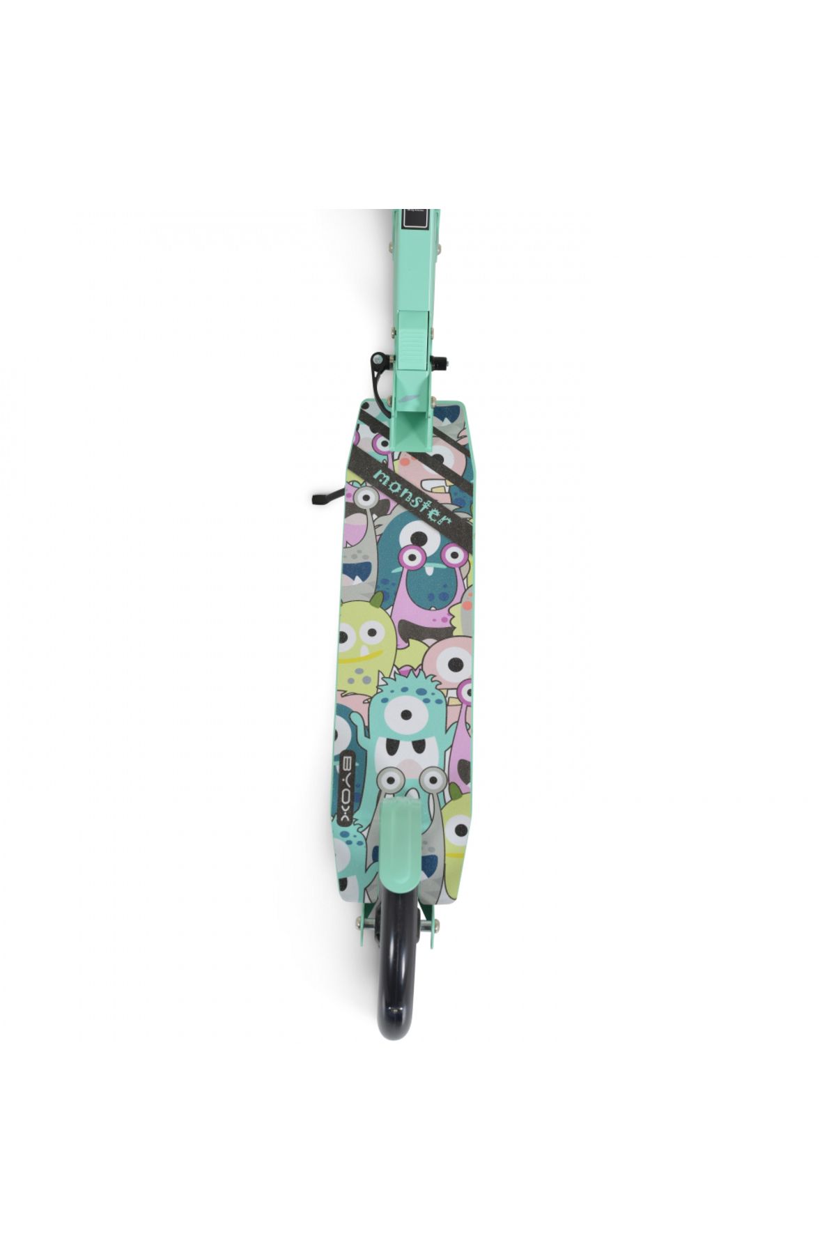byox-Foldable scooter for children from 6 years old, with aluminum handlebars, ABEC-7 PU wheels with LED lights, and 8