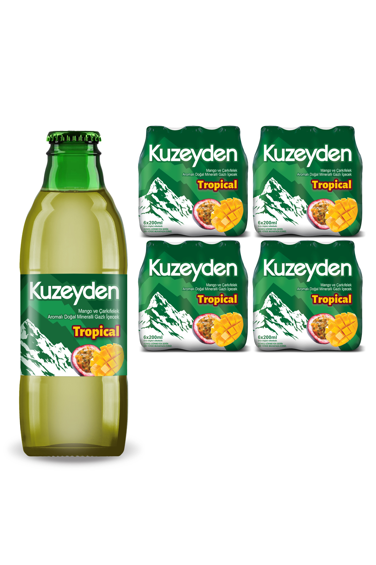 KUZEYDEN Maden Suyu Tropical (24x200ml)