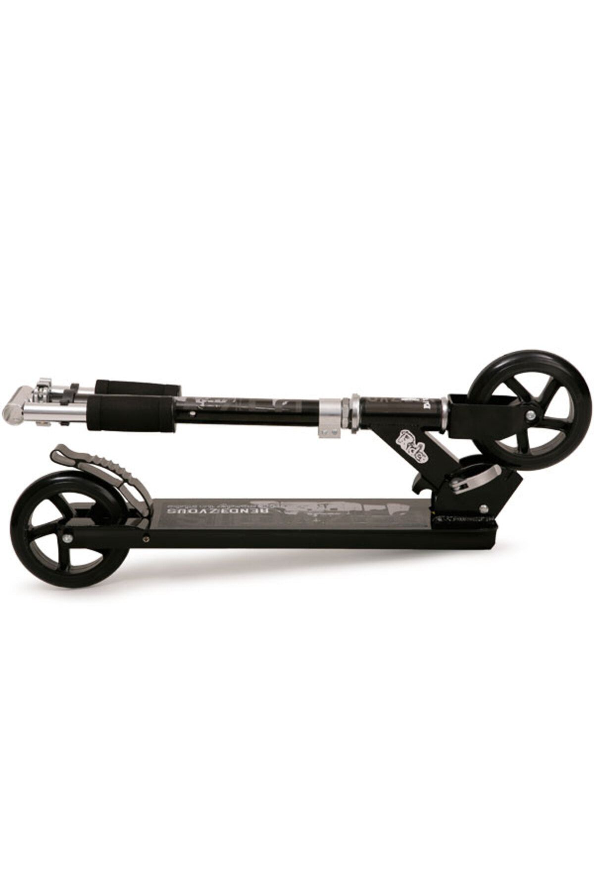 byox-Foldable scooter with aluminum frame, adjustable handlebar, non-slip platform, PU wheels, from 6 years old 3