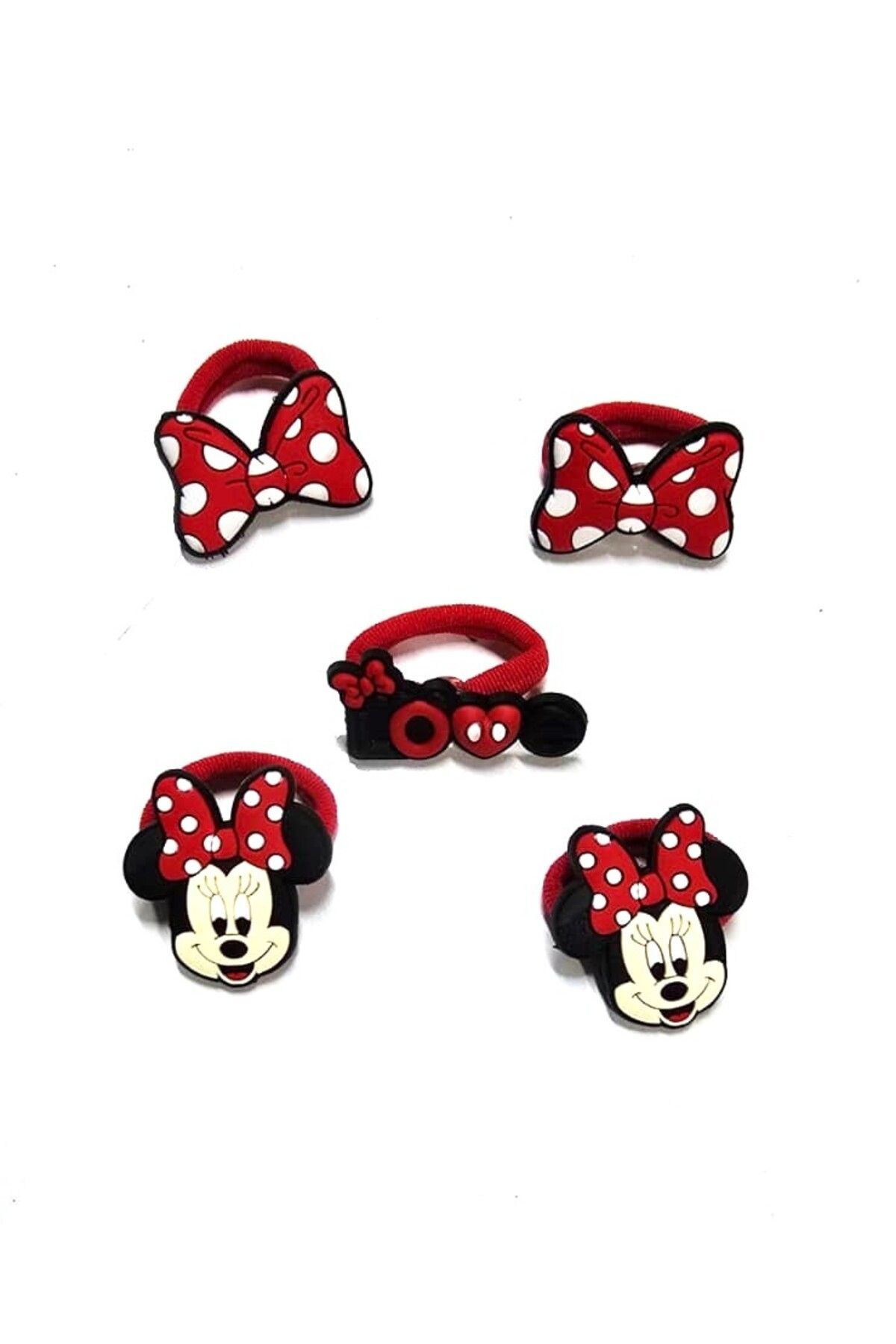 SeaBubbles-Minnie Elastic Buckle 5 Pieces Standard Red 1