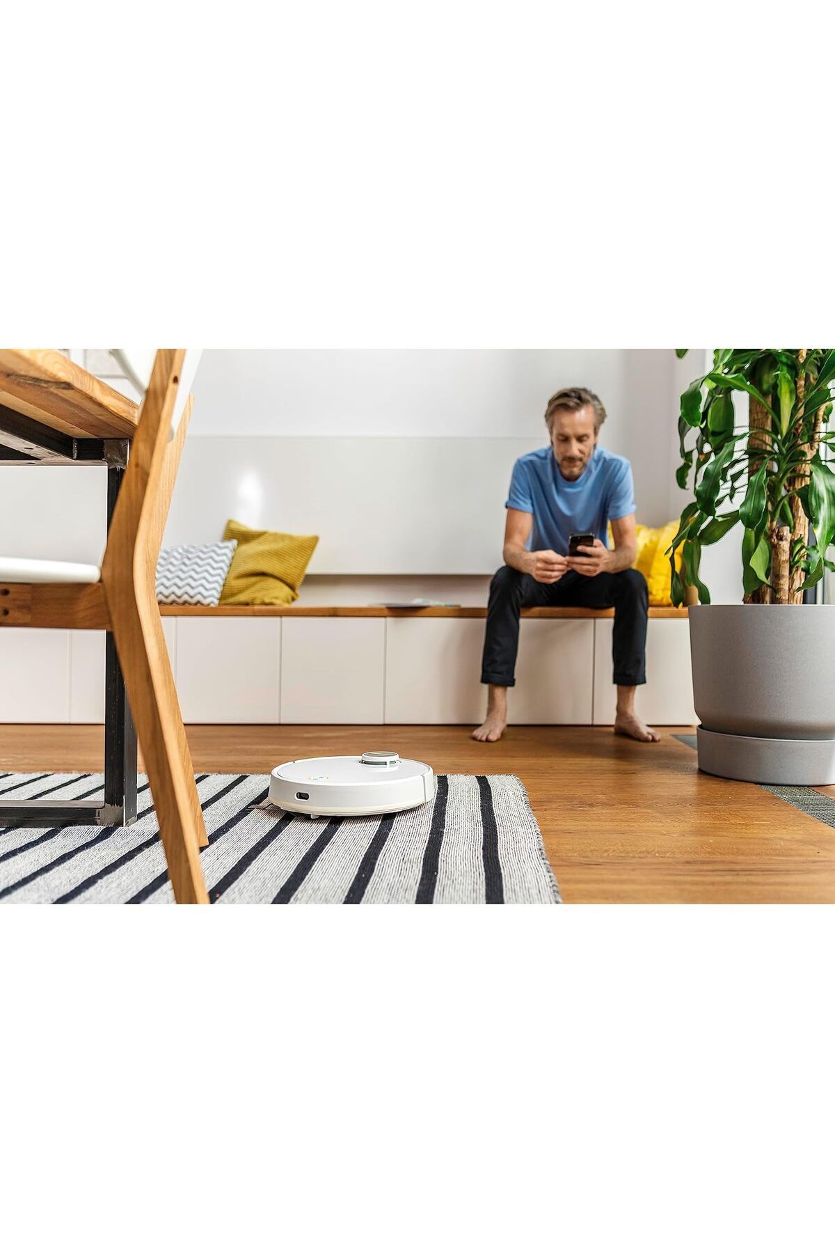 Karcher-Kärcher RCV3 Smart Robot Vacuum Cleaner & Mop, Self-Charging, Strong Suction with Automated Lidar N 3