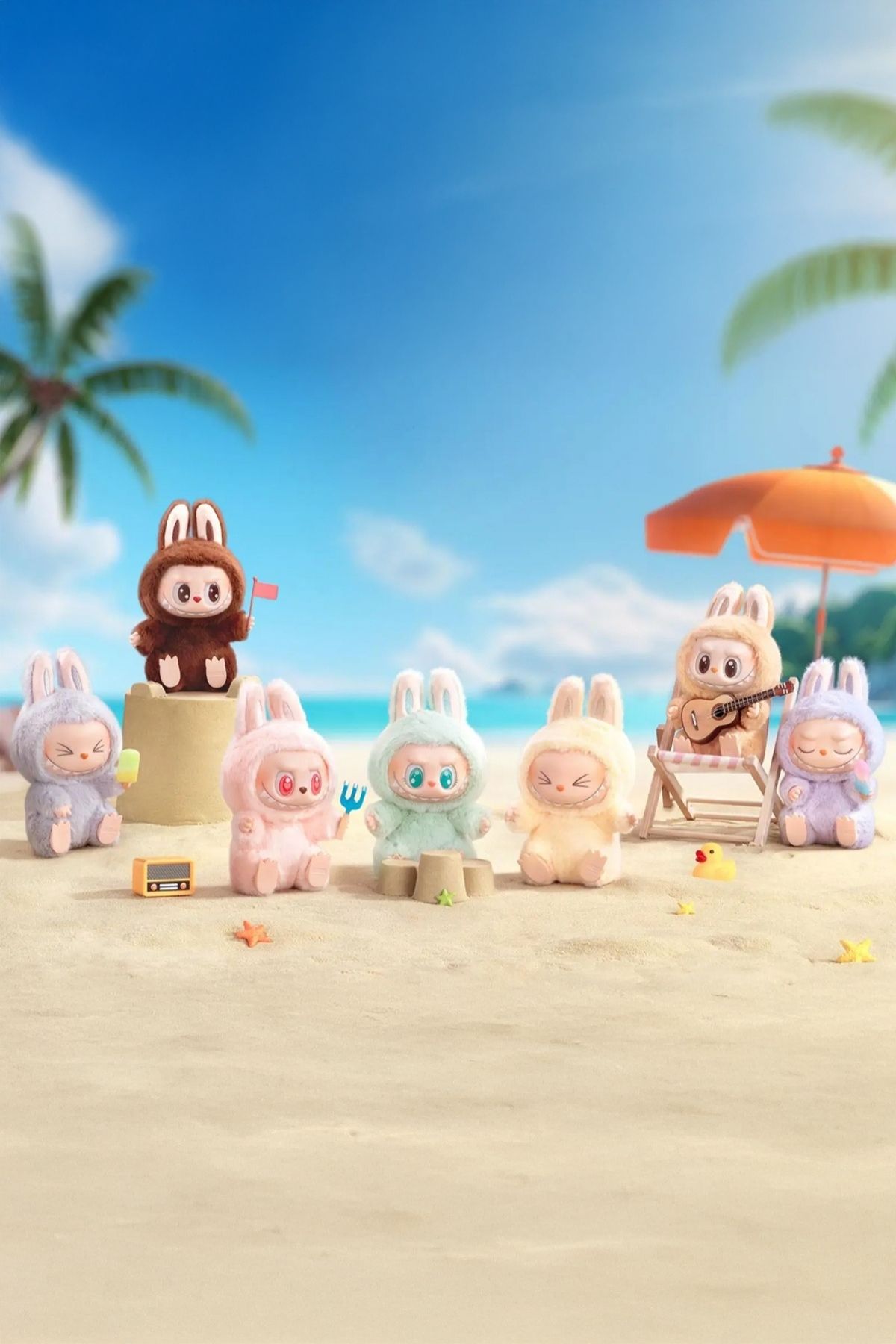 Nandy Home-Have a Seat Series Series Labubu, Plush Figure Labubu 2