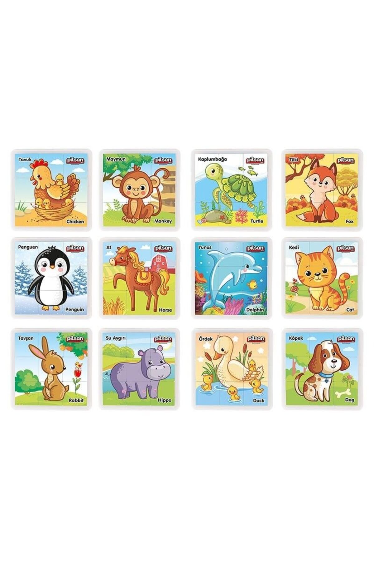 مجموعه پازل سری ۰۳ ۳۵۵ حیوانات