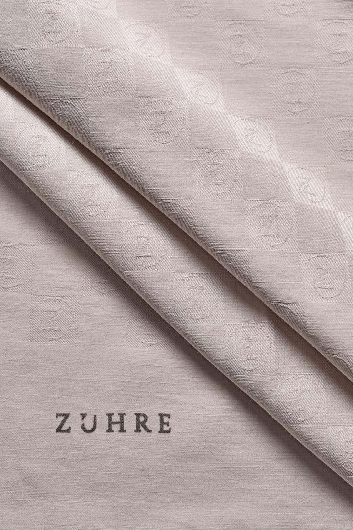 Zühre-Monogram Patterned A.Gray Seher Shawl 0106 2