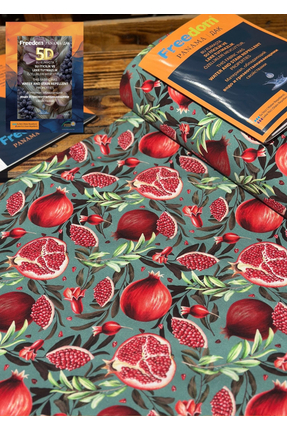 Freedom Nar Desen 5D Printed Duck Kumaş 1 Top 30 Metre