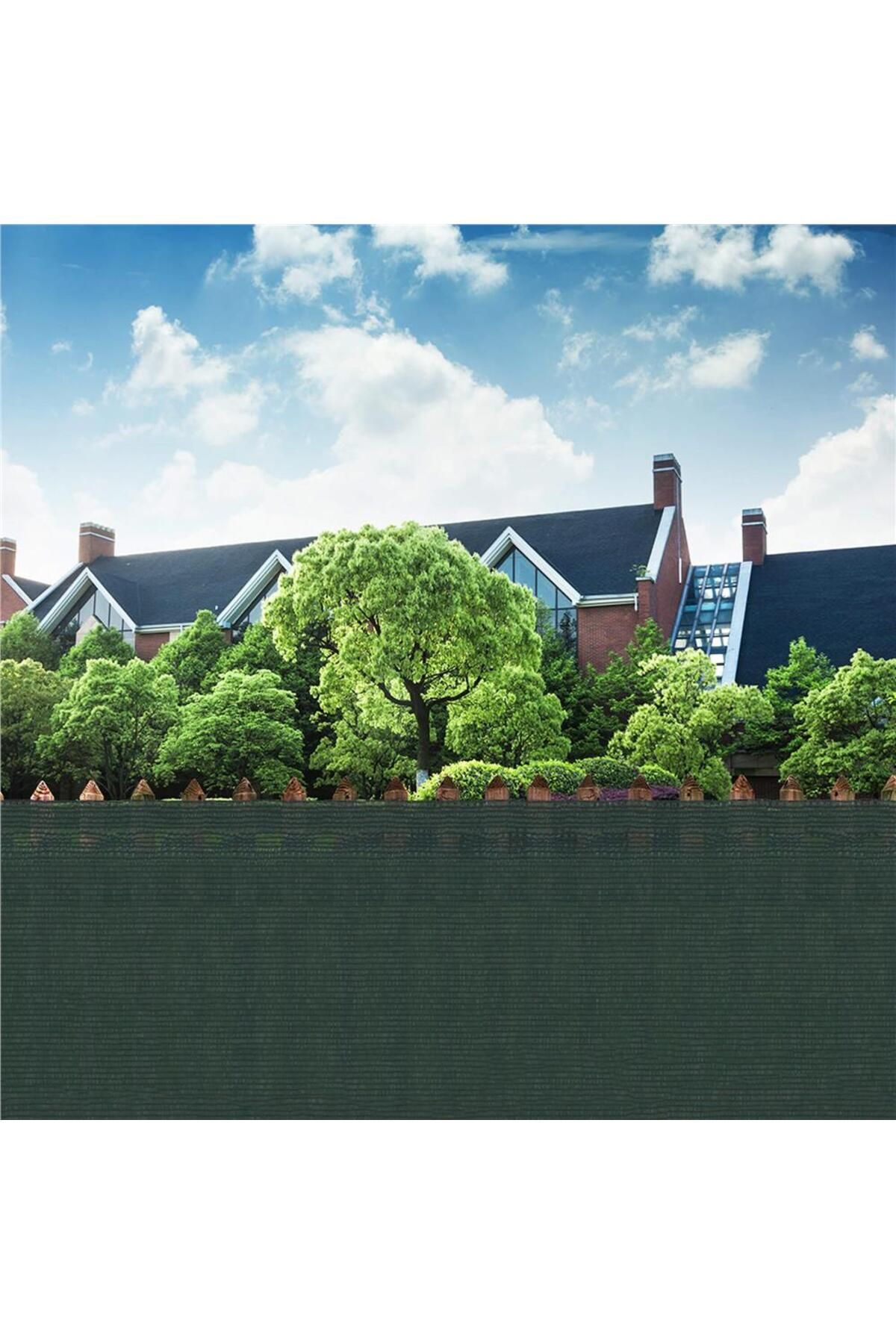 SERSIMO-Shade and privacy net for fence, 1.2m width, 25m length, 140g density, green 5