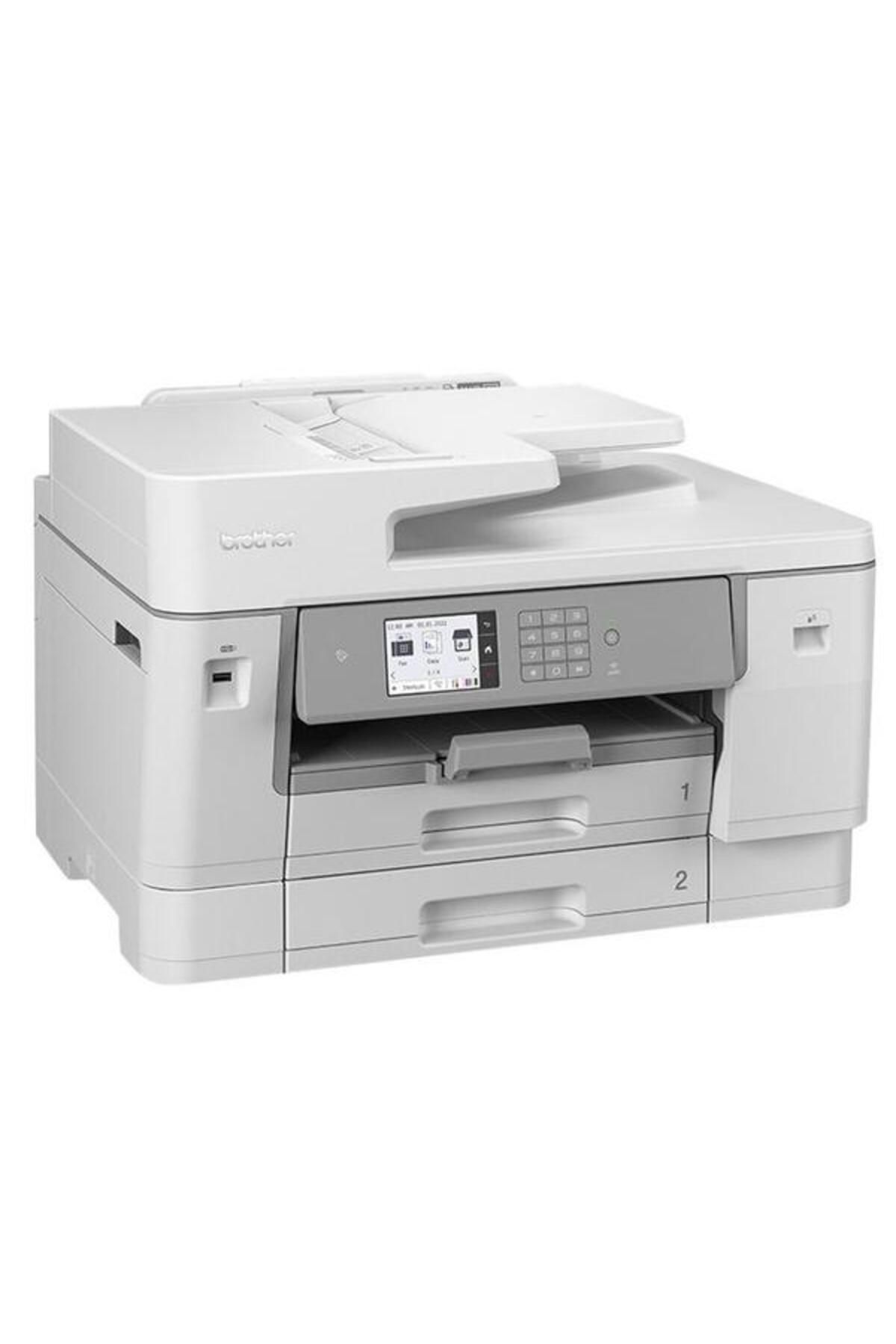 Brother-Multifunctional InkJet MFC-J6955DW, A3, DADF, NFC, Network, WiFi, Fax (White/Grey) 3