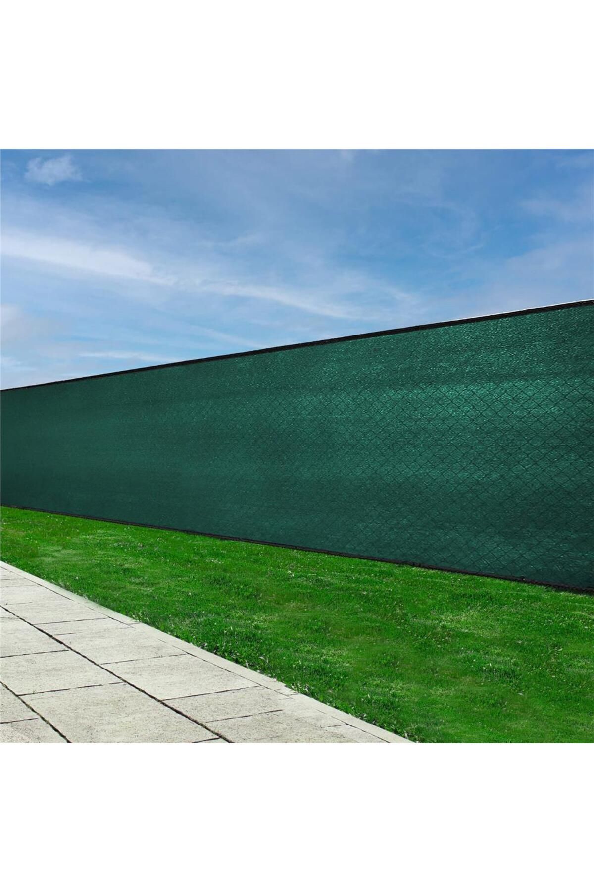 SERSIMO-Shade and privacy net for fence, 1.2m width, 25m length, 140g density, green 9