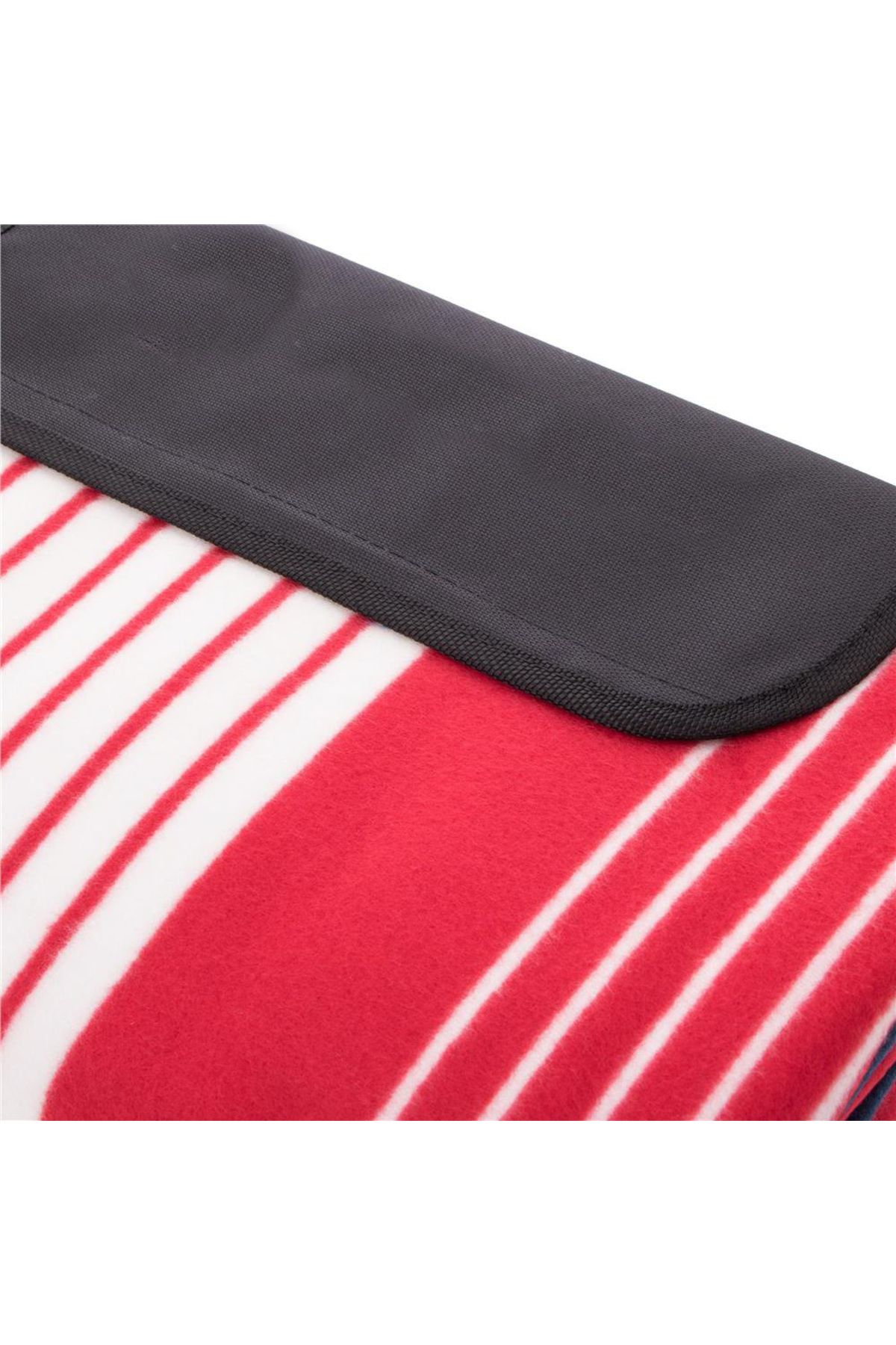 SERSIMO-Picnic or beach blanket, with insulating foil and handle, 200x200cm, blue red 6