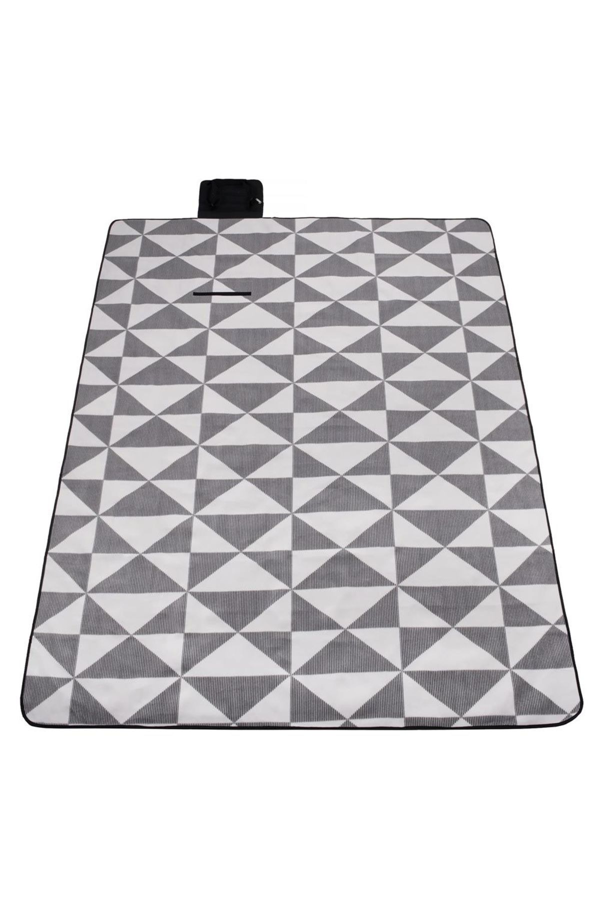SERSIMO-Picnic or beach blanket, with insulating foil and handle, 180x220cm, gray 2
