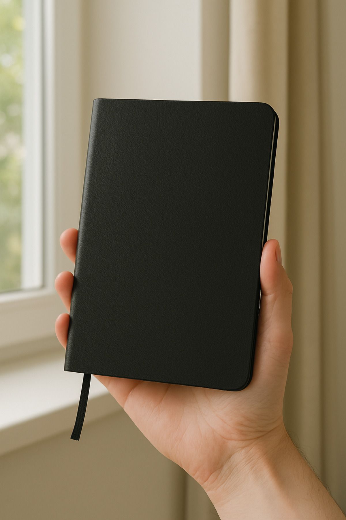 Fark Tanıtım-Thermo Leather Dotted Notebook A5 with Black Cover |   256 Pages |   Notepad with Spiral 3