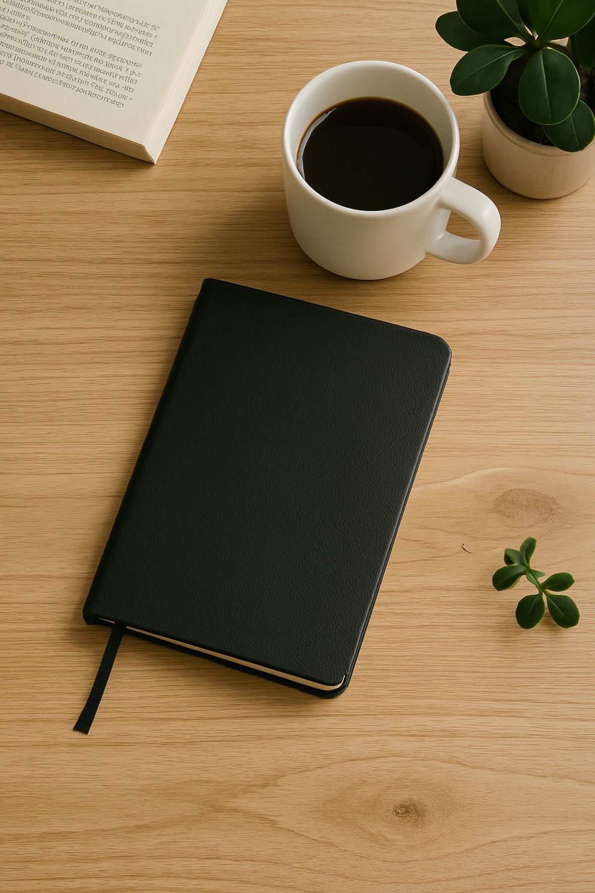 Fark Tanıtım-Thermo Leather Dotted Notebook A5 with Black Cover |   256 Pages |   Notepad with Spiral 2