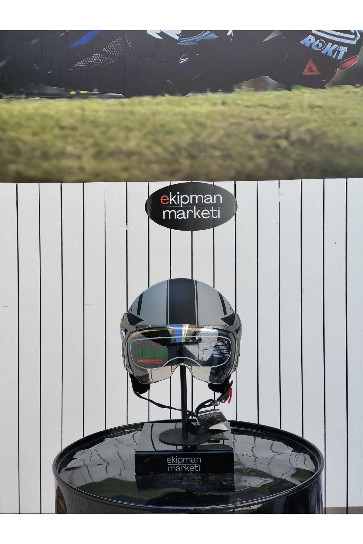 AEGIS Retro Vintage Açık Kask