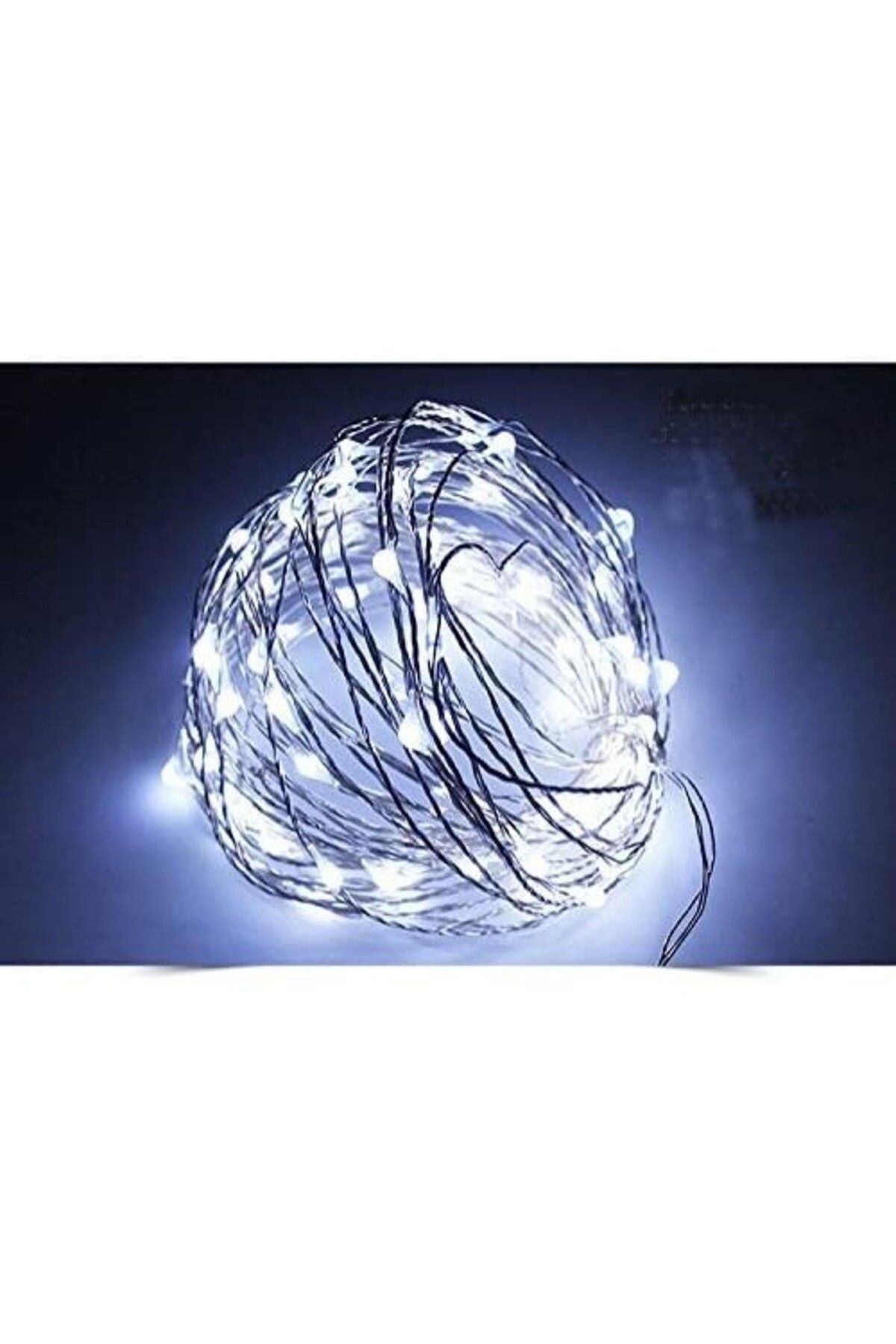 Teo-Instalatie Craciun, 30 m, 300 Led-uri, Liniara, Alb Rece, 8 jocuri de lumini, Transformator, Interco 4
