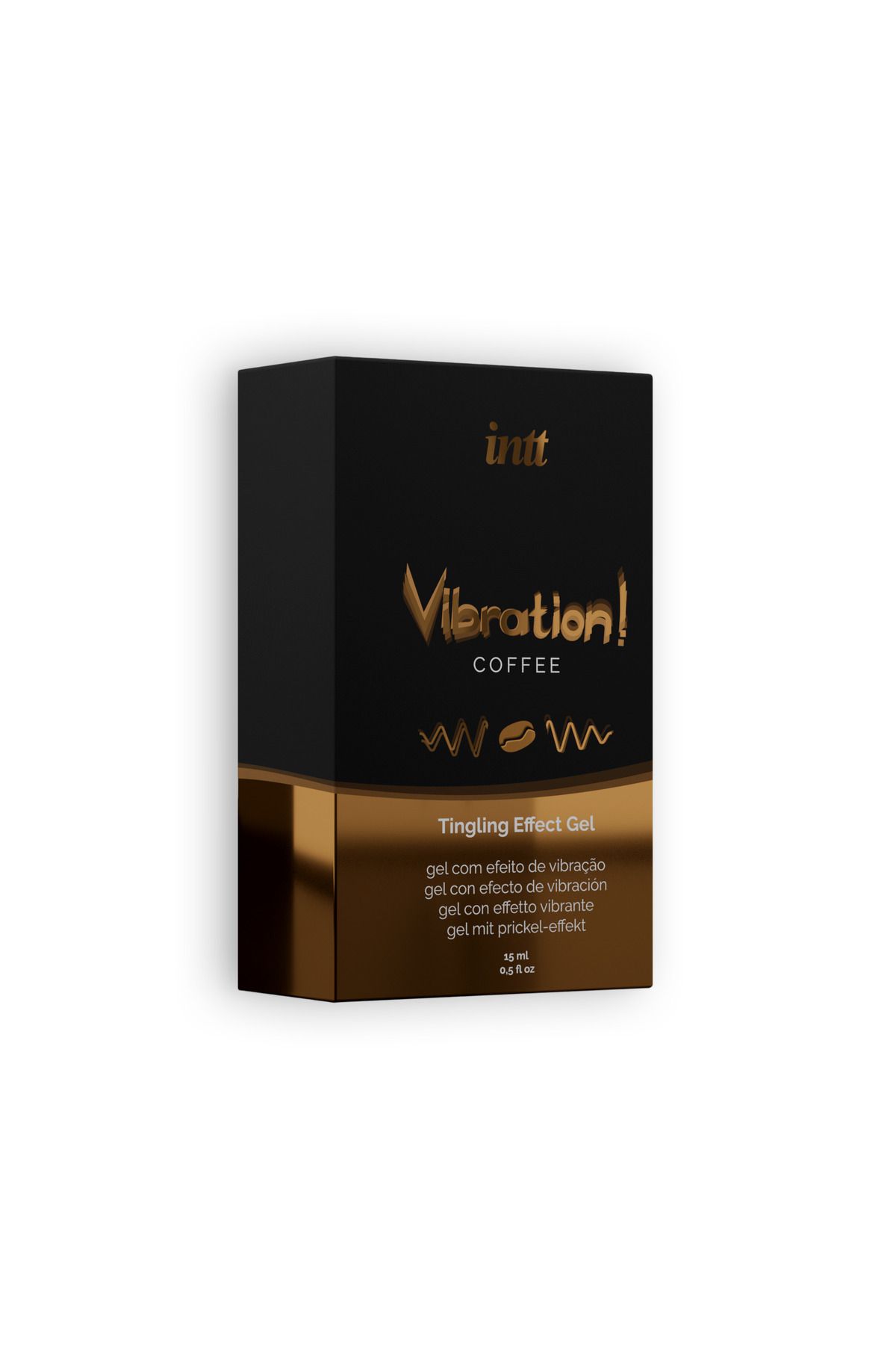 OEM-Stimulating Gel with Vibrating Effect and Coffee Aroma, Unisex, for Intense Pleasure, INTT, 15ml 2