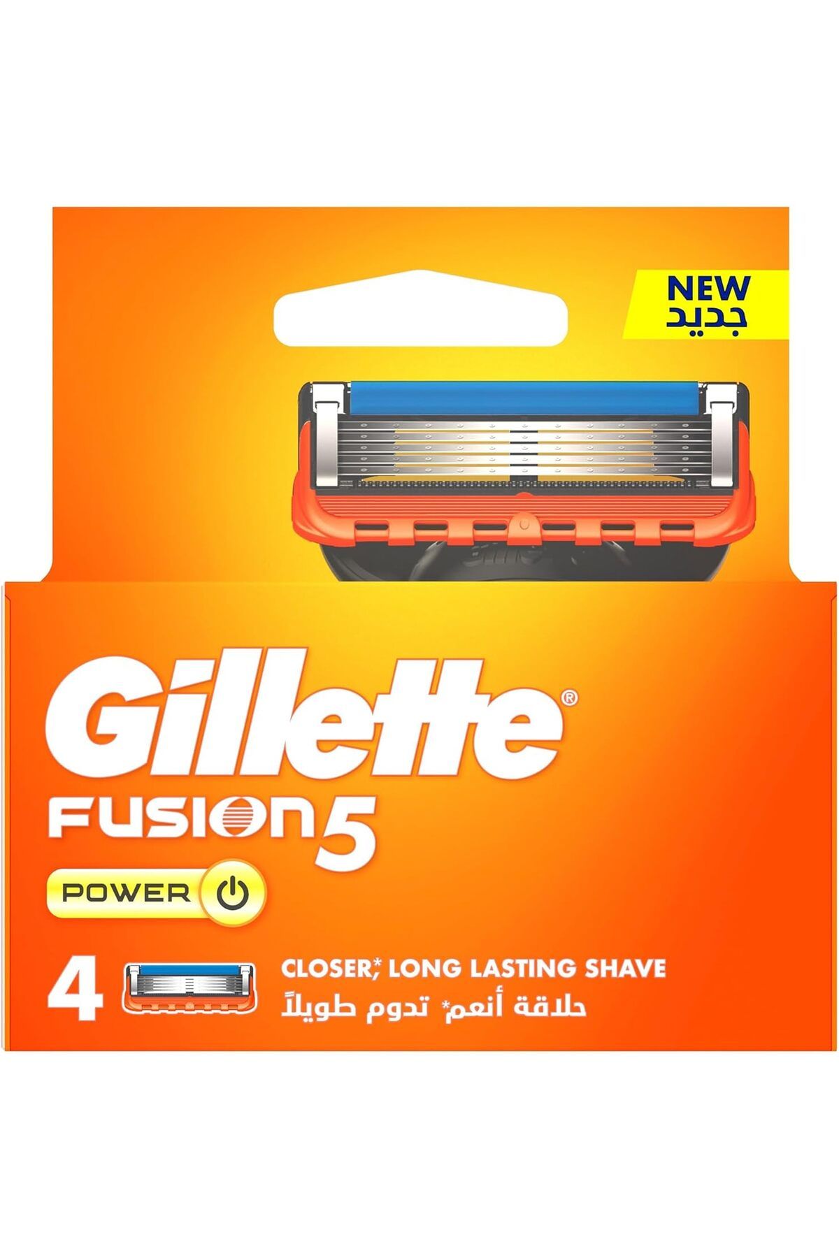 Gillette-Fusion Power Men Razor Blade Refills, 4 Count 1