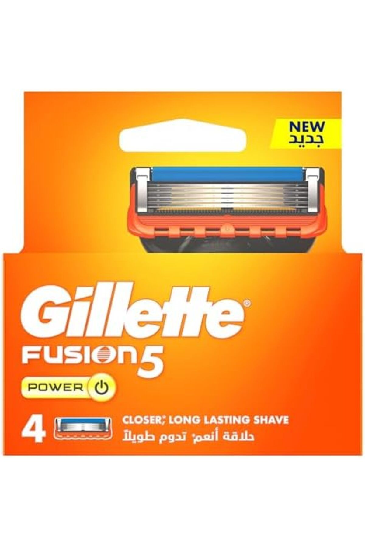 Gillette-Fusion Power Men Razor Blade Refills, 4 Count 2
