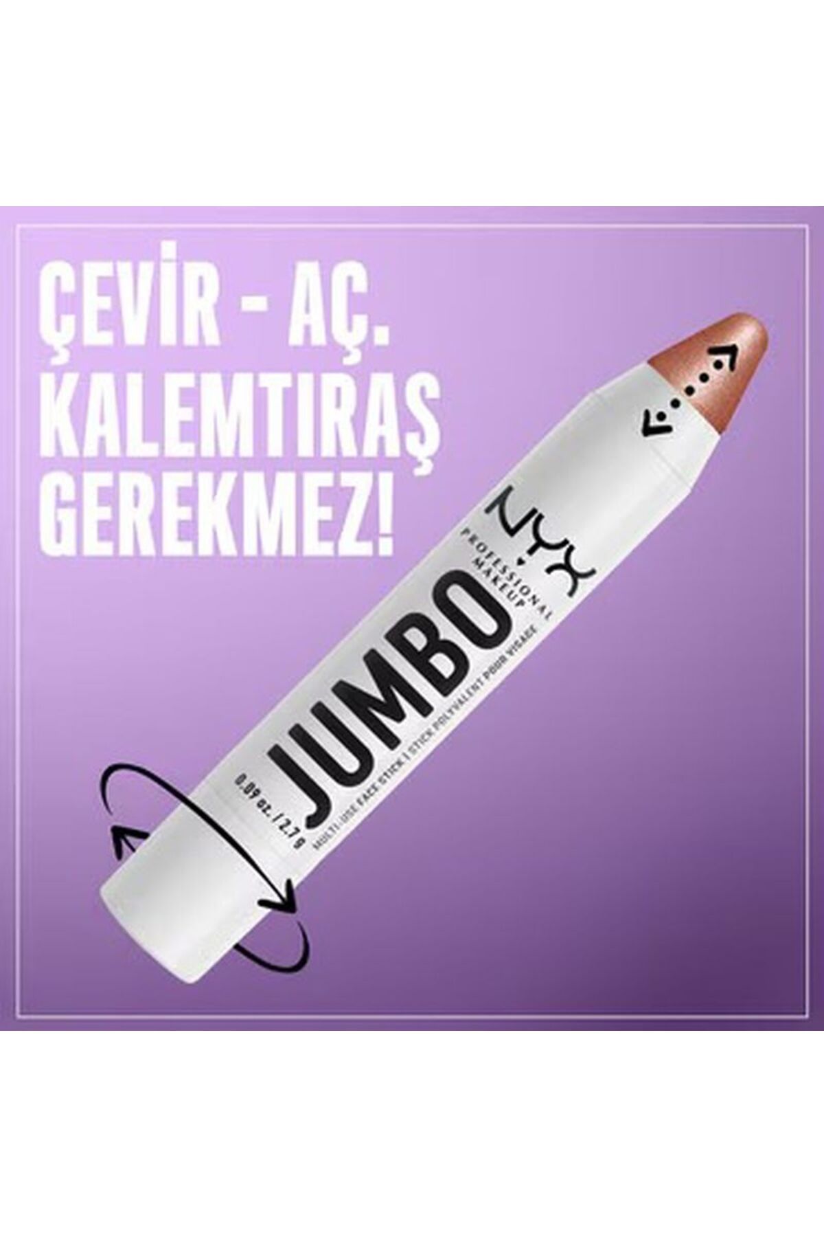 NYX-Jumbo Face Stick Multi-Purpose Stick Brightening Vanilla Ice Cream 02 5