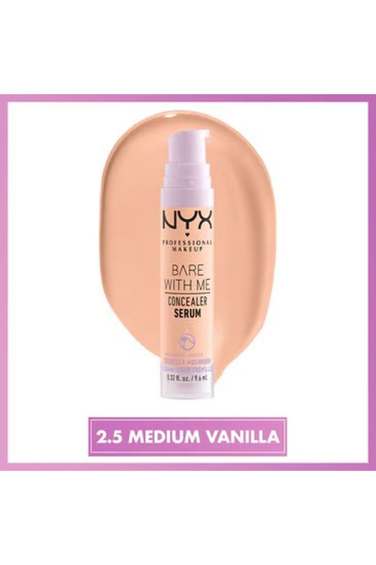 NYX-Bare with Me Conceal and Calm Serum 2.5 Medium Vanilla 2