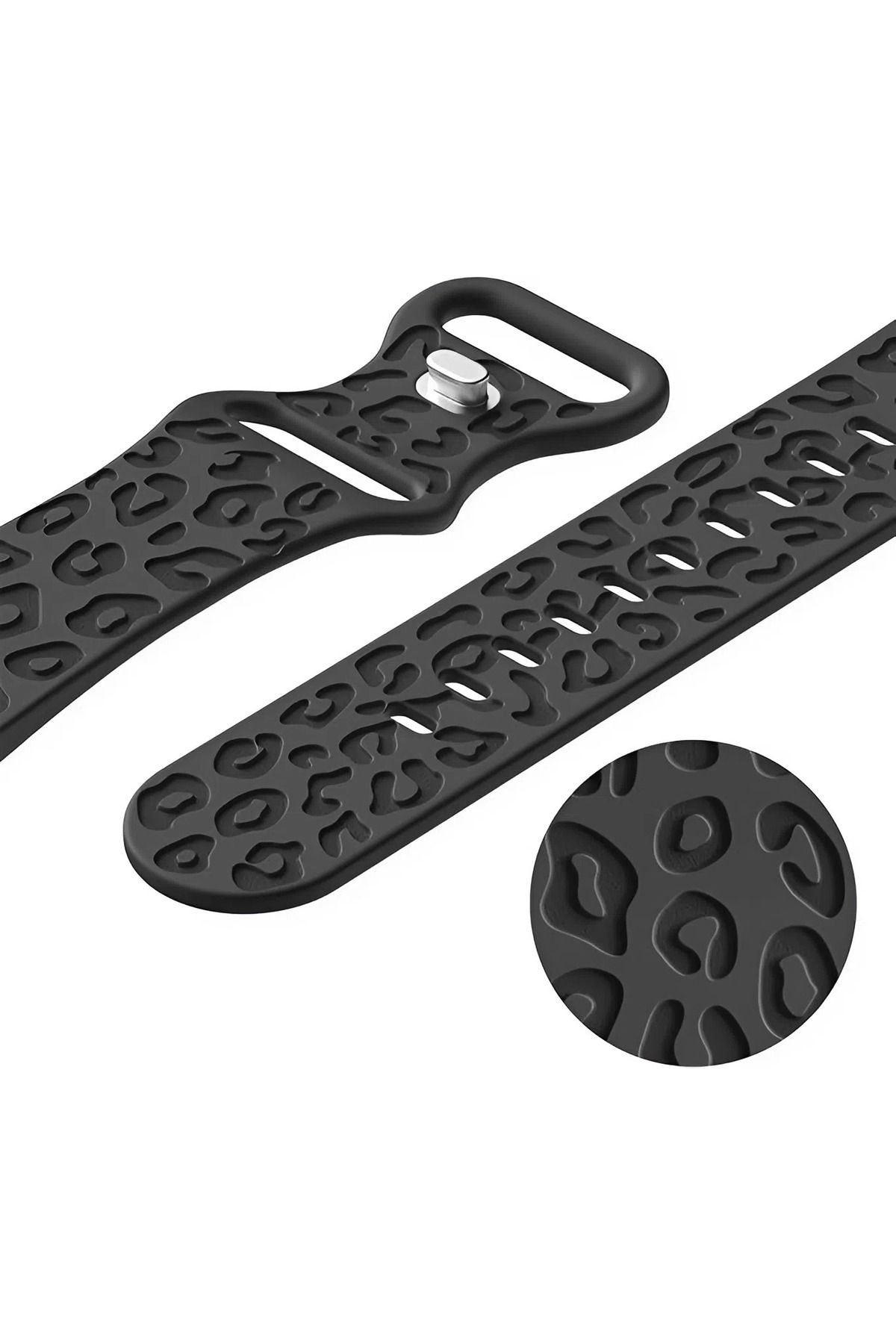 Novatis-Huawei Fit 4 / Fit 4 Pro / Fit 3 Compatible Leopard Pattern Textured Soft Silicone Cord 4