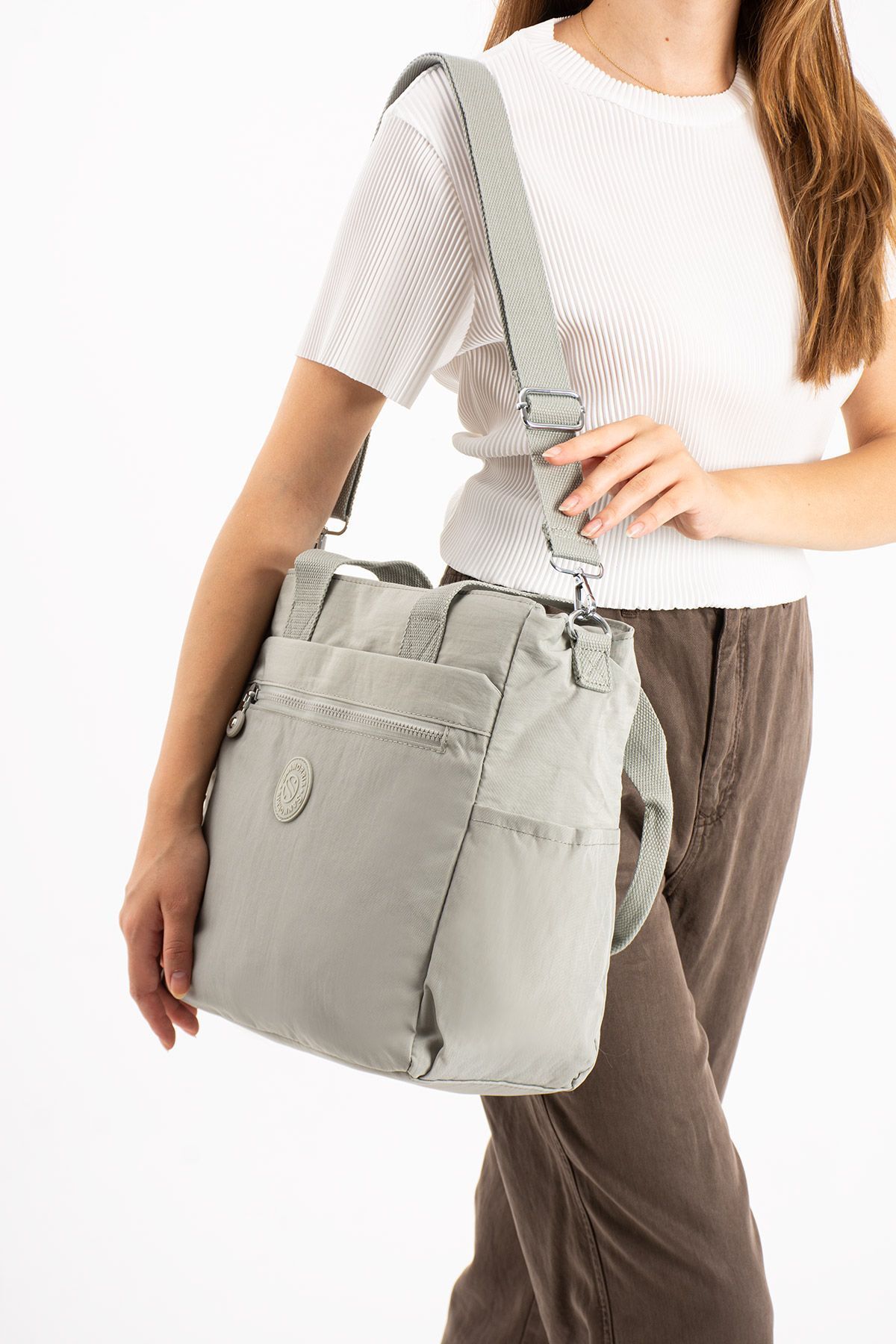 H&D COLLECTİON-Very Useful Waterproof Multi-Compartment Shoulder Bag for Working and Reading Ladies 3032 3