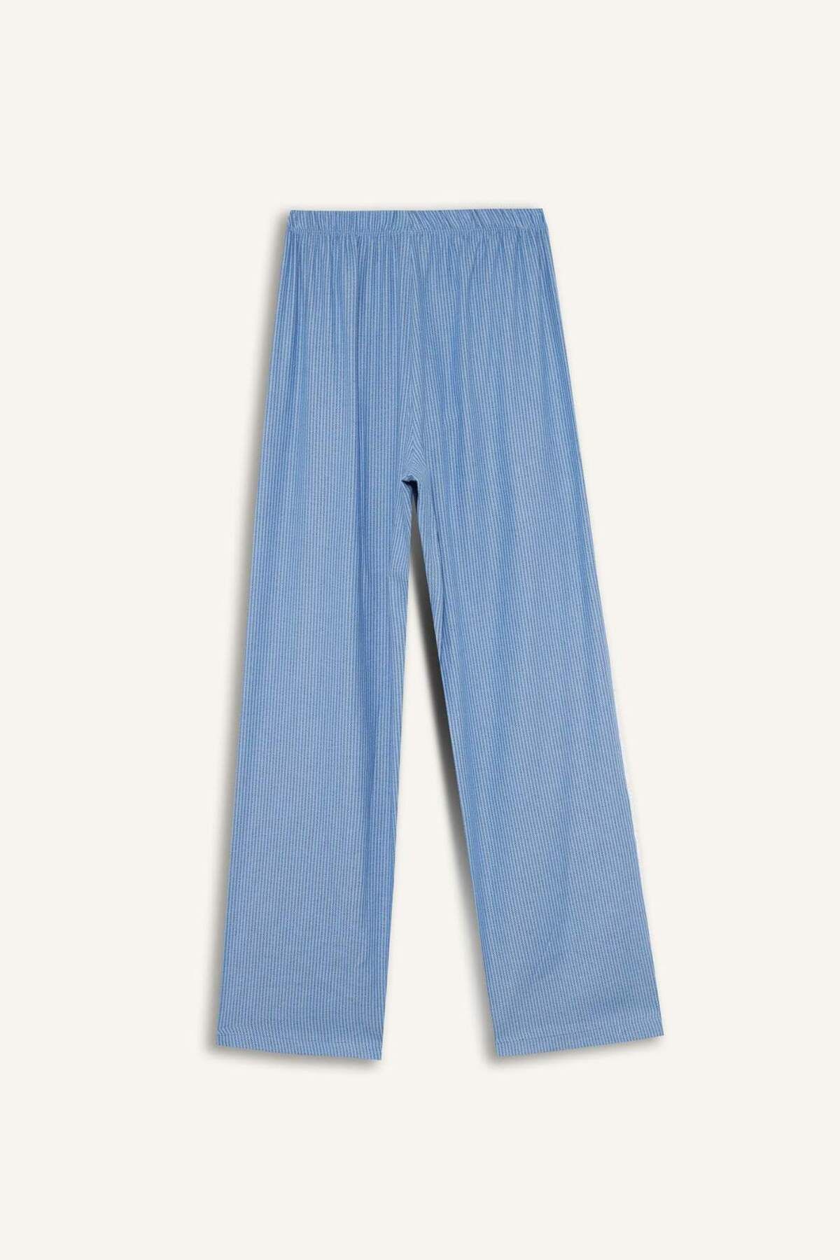 DeFacto-Regular Fit Long Length Striped Pajama Bottom-Fall in Love E8645Ax25Au 8
