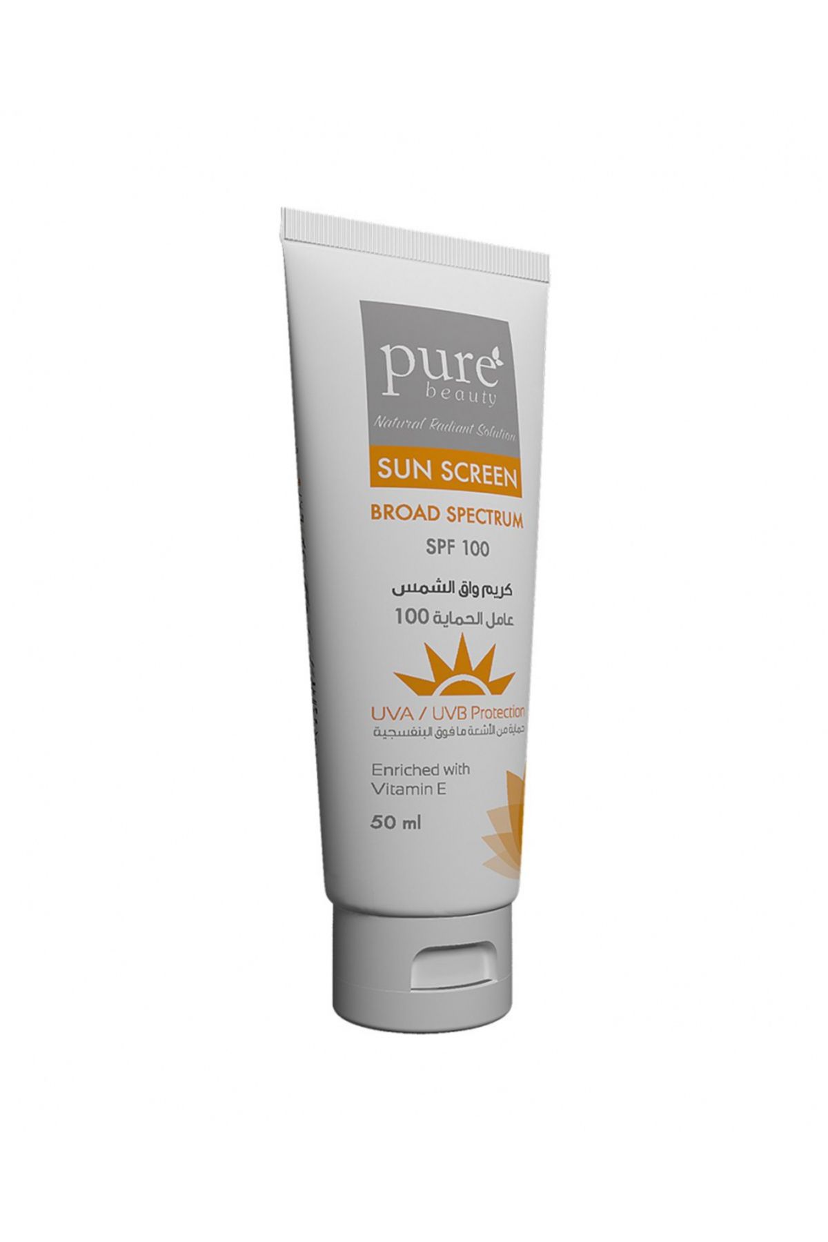 PURE BEAUTY-Sunscreen Broad Spectrum Cream SPF 100 - 50 ml 1