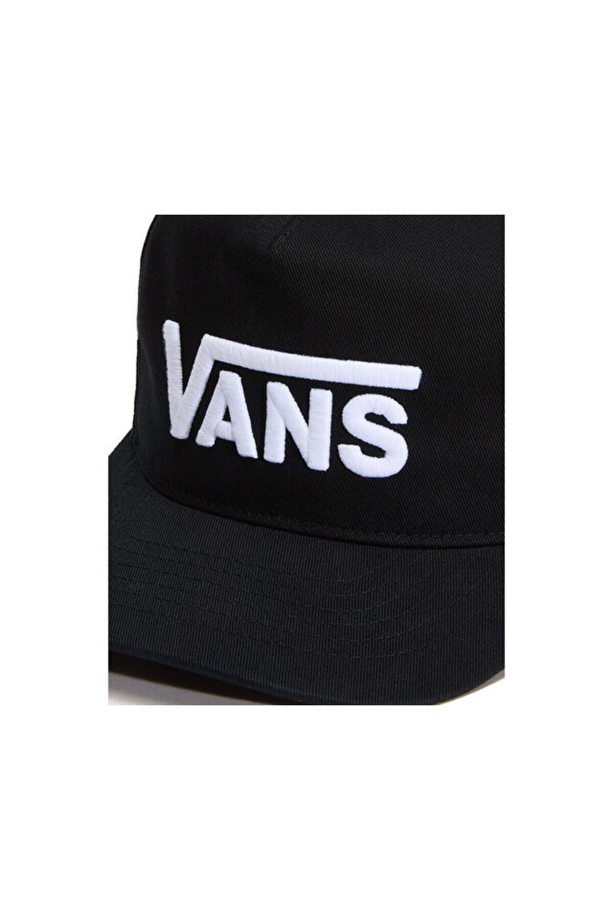 Vans-Drop V Logo Snapback Cap Vn000Qahblk1 Black 4