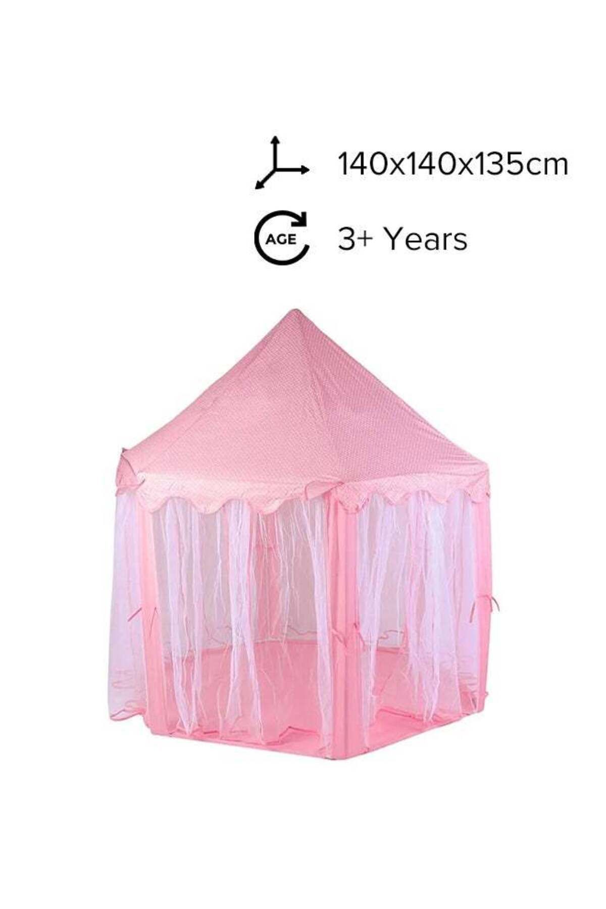 fun zone-QiaoKai Princess Folding Portable Castle Colourful Unique Design Large Play House Tent 140x140x135cm 1