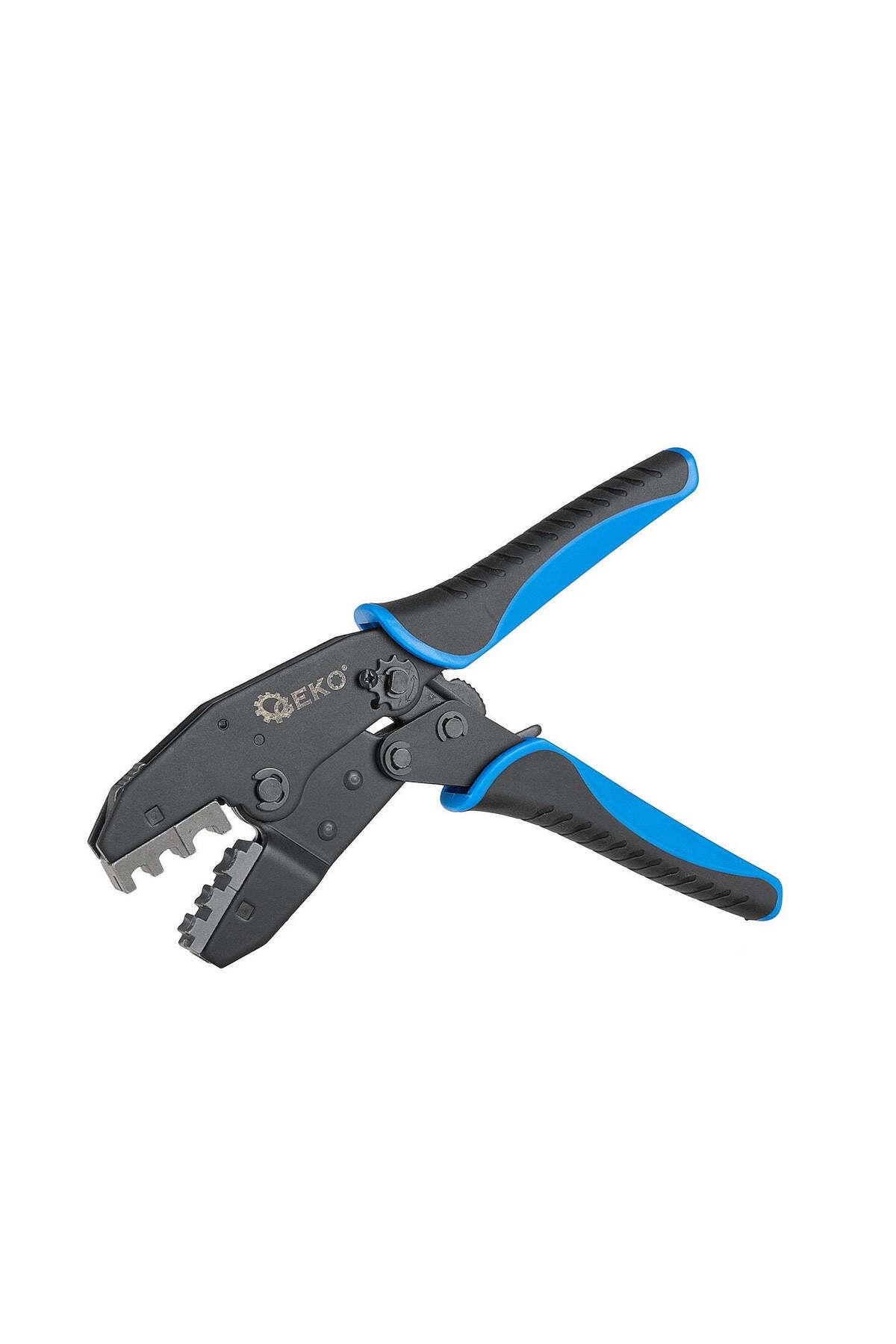 GEKO-CRIMPING PLIERS FOR CONNECTORS AND SOCKETS WITH 5 INTERCHANGEABLE HEADS 5