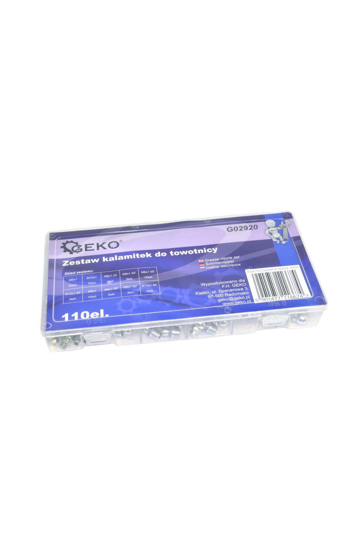 GEKO-110 GREASE HEADS SET 4