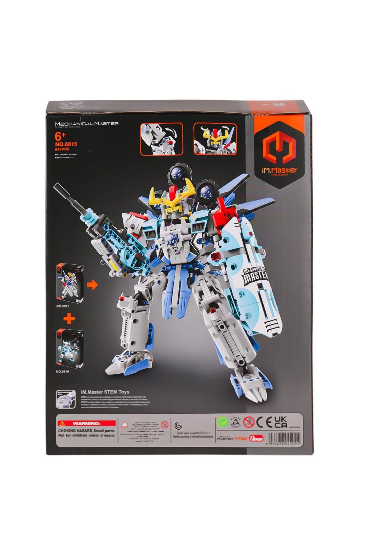 paraply 6815 IMM Mekanik Master Blokları Robot Asker 641 Parça Kız Çocuk Erkek Çocuk Oyuncak Eğitici Oyuncak fotoğrafı 2 (önizleme)