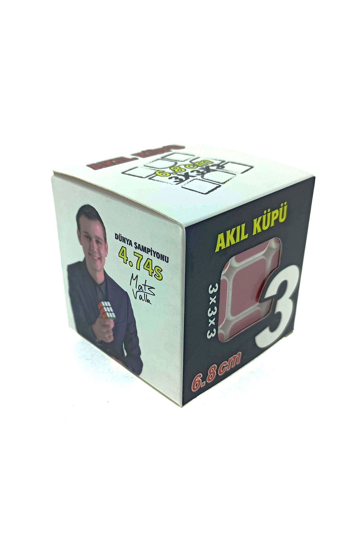 SPOR35 Çocuk Oyuncakları Beyaz Zemin Üzeri Renkli Zeka Küpü 3X3X3-6,8cm Kız Erkek Çocuk Oyuncak Eğitici Oyu fotoğrafı 2 (önizleme)