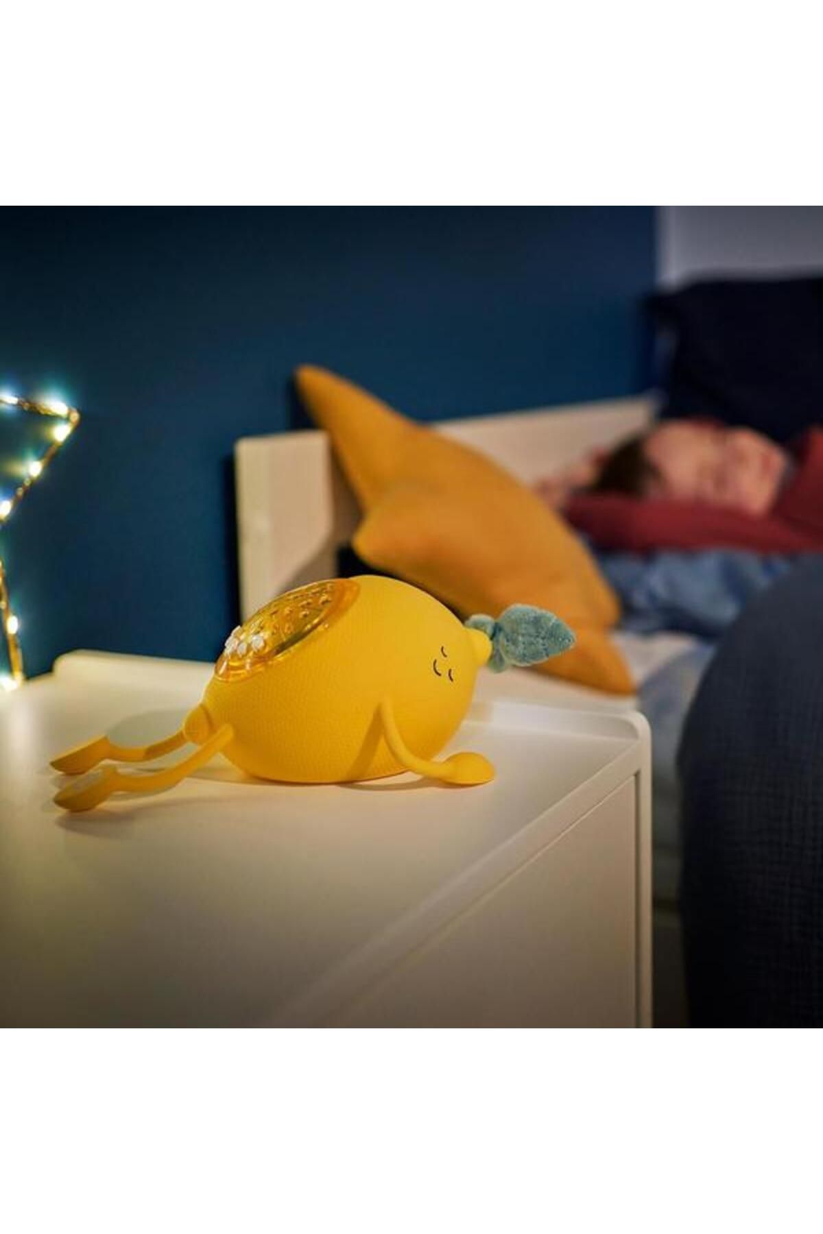 Badabulle-Night Lamp Basile in Lemon Shape with Projections and Soothing Sounds 5