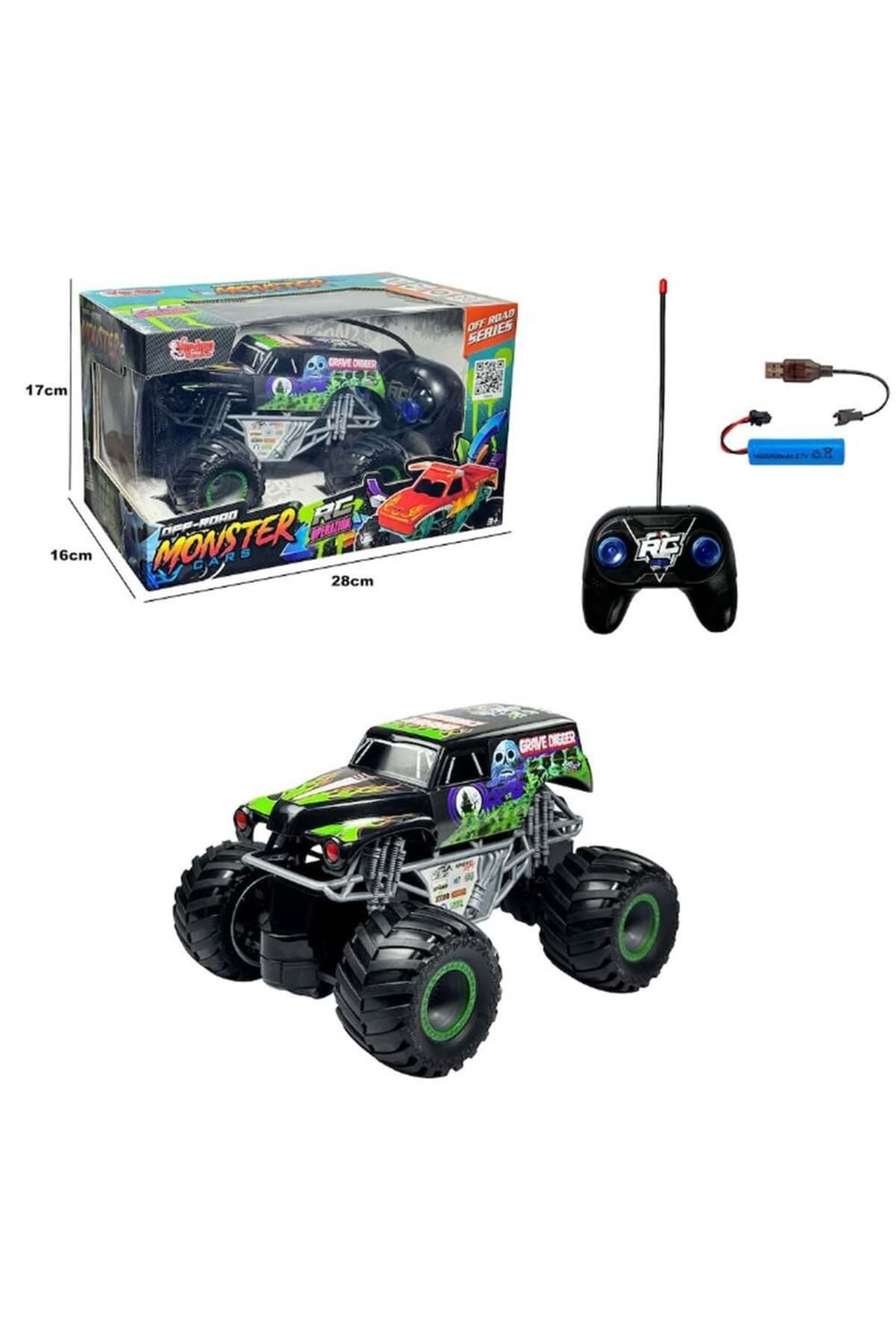 BYCEGU UZAKTAN KUMANDALI ŞARJLI MONSTER KURU KAFA BASKILI CANAVAR