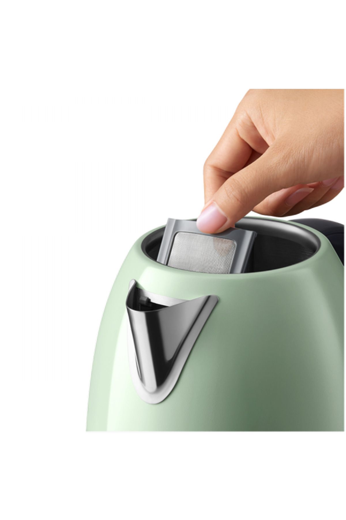 BUYDEEM-Fierbator apa K640-CG/EU, 1.7 l, 2400 W, Oprire automata, Indicator LED, Stocare cablu (Verd 6