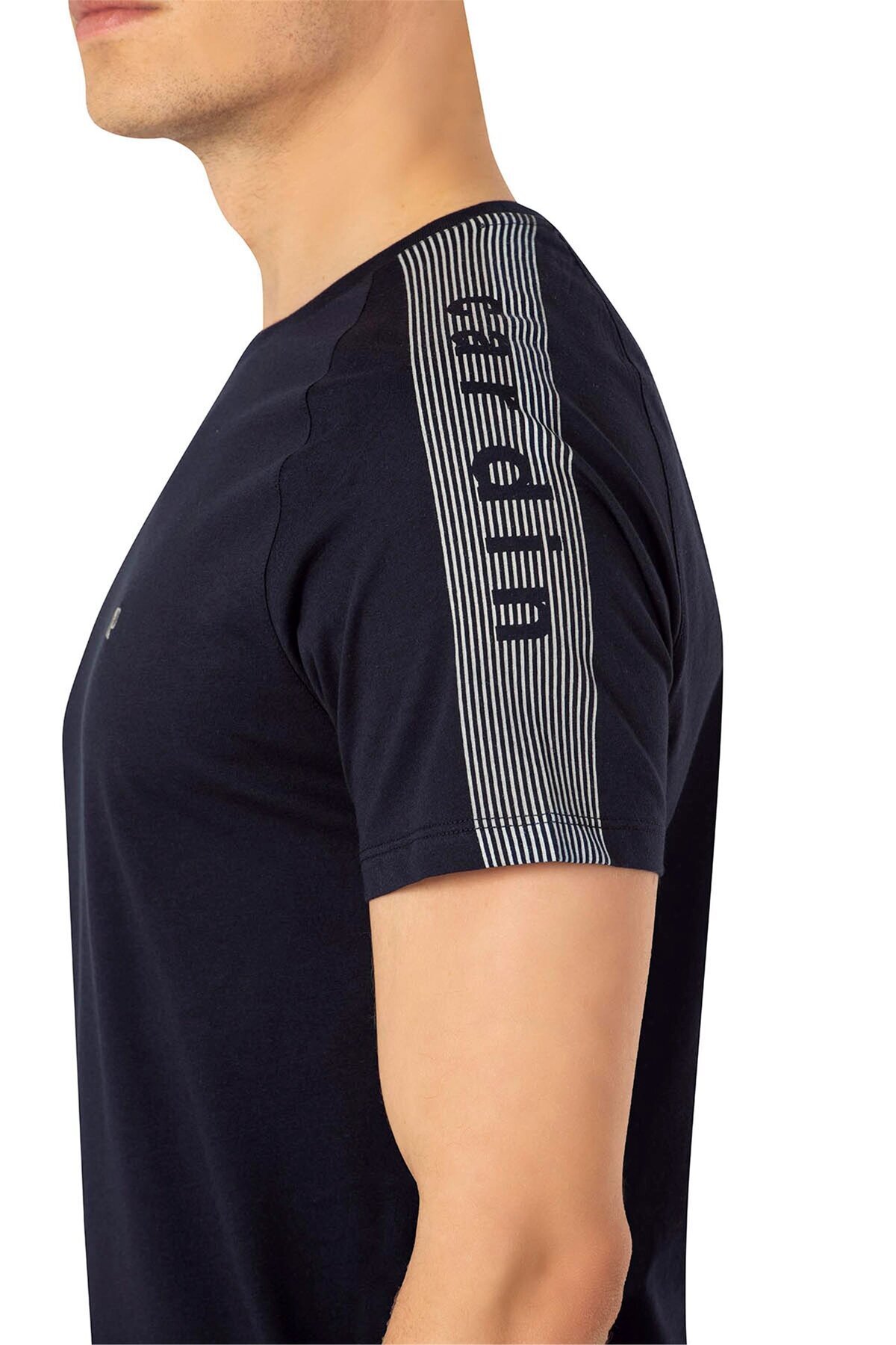 ست پیژامه مردانه راسته فاق نرمال آستین کوتاه | پیر کاردین Pierre Cardin PCP6085 - تصویر 2