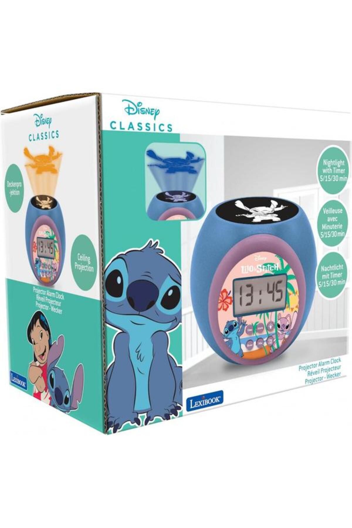 LEXIBOOK-Alarm Clock with Projector, STITCH 2