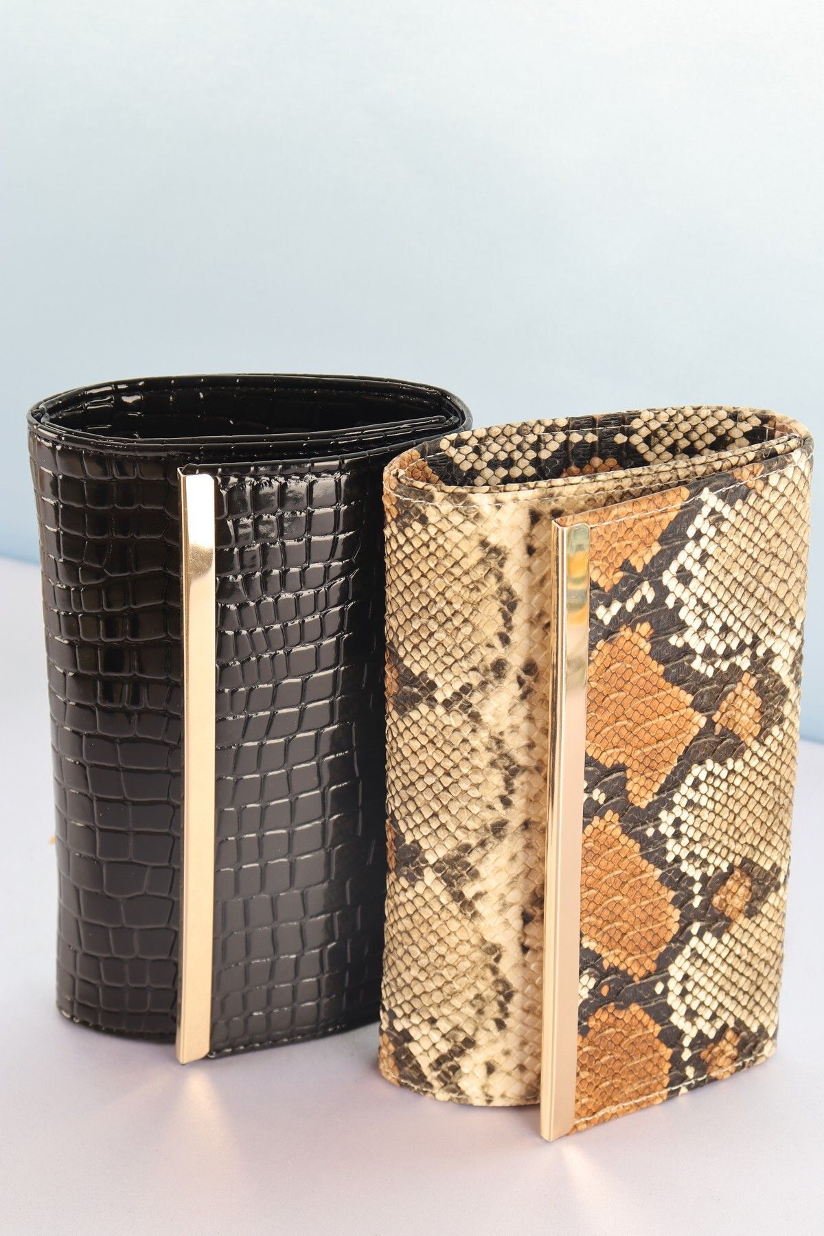 weem bag-Elysara Eb0399 |   Crocodile Pattern Fancy Slatted Portfolio Bag 6
